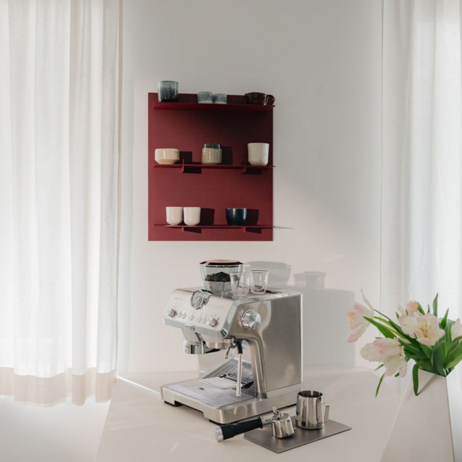 Metallbude - Chess Wandregal cashew