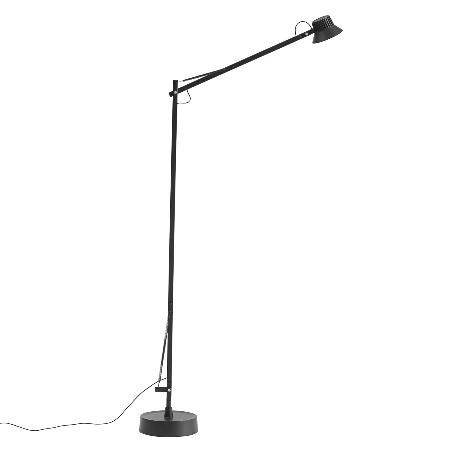 Muuto - Dedicate LED Stehlampe schwarz