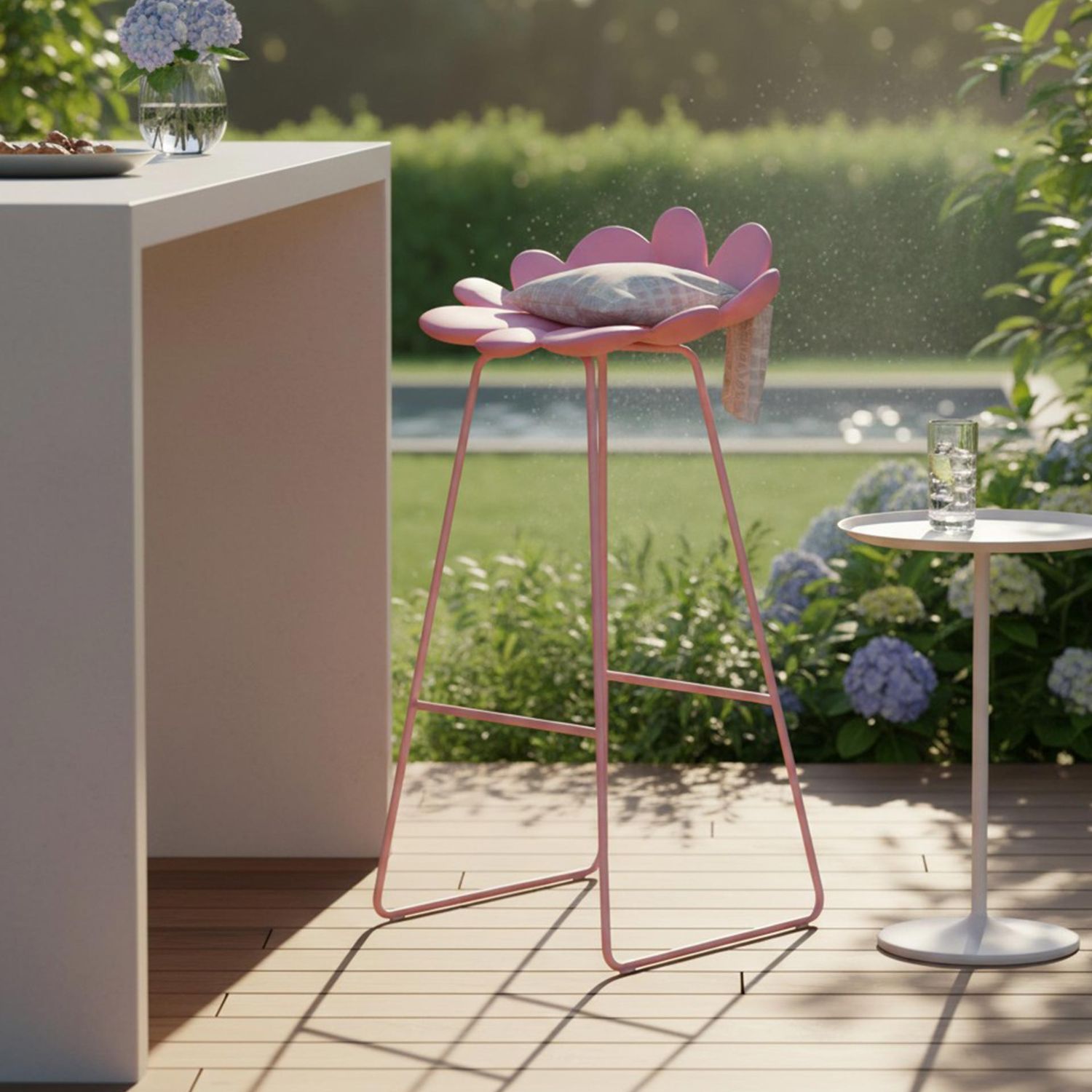 Qeeboo - Filicudi Barhocker pink