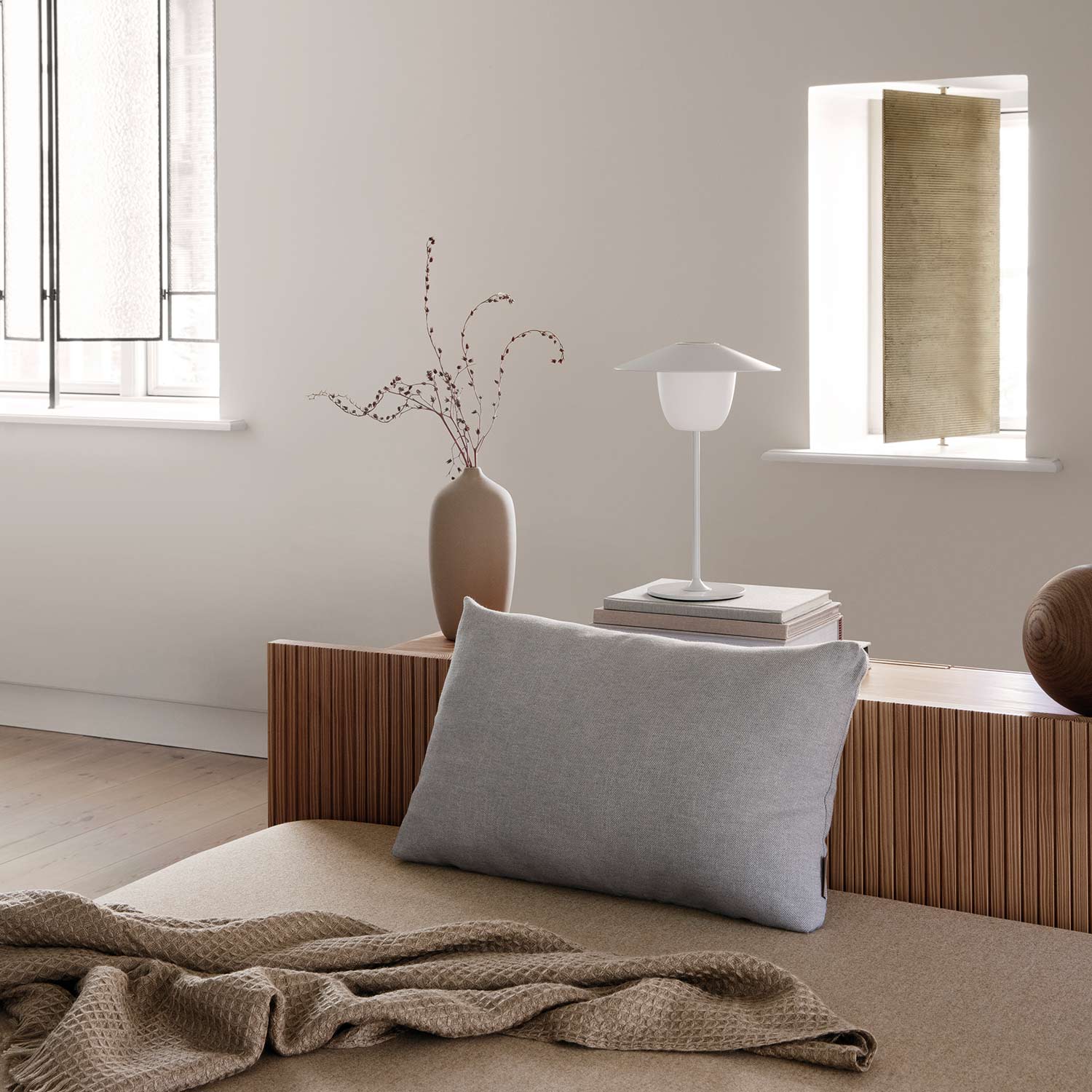 blomus ani tischleuchte weiss ambiente indoor 82669