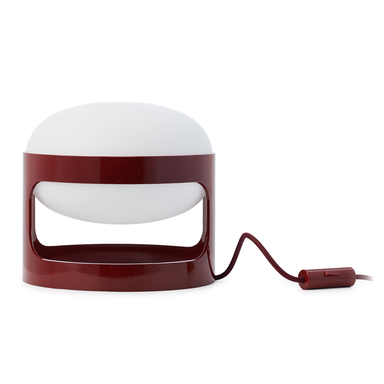 Kartell - KD28 Tischleuchte burgunder