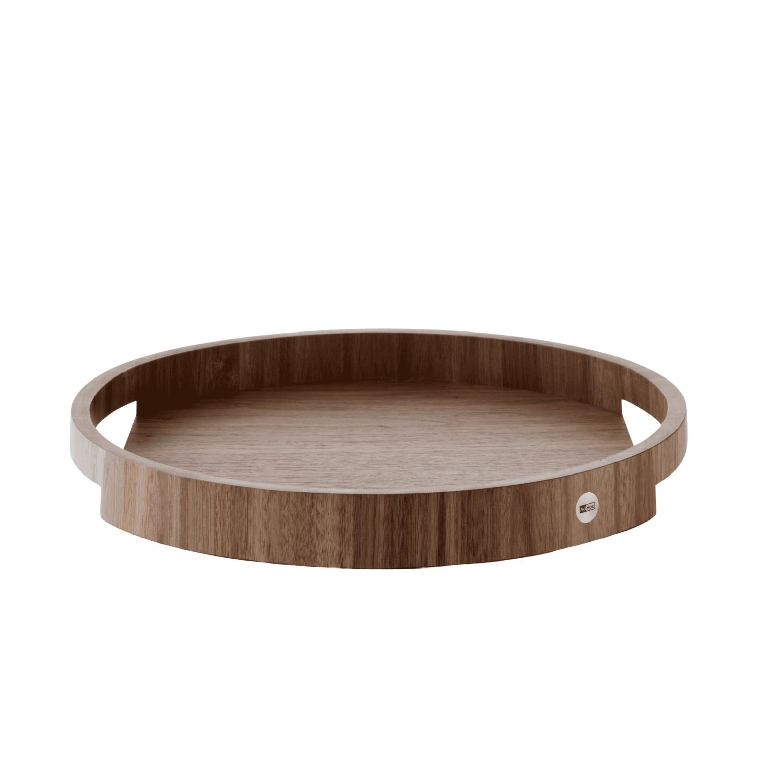 AdHoc - Aura Serviertablett Ø 40 cm akazie/walnuss