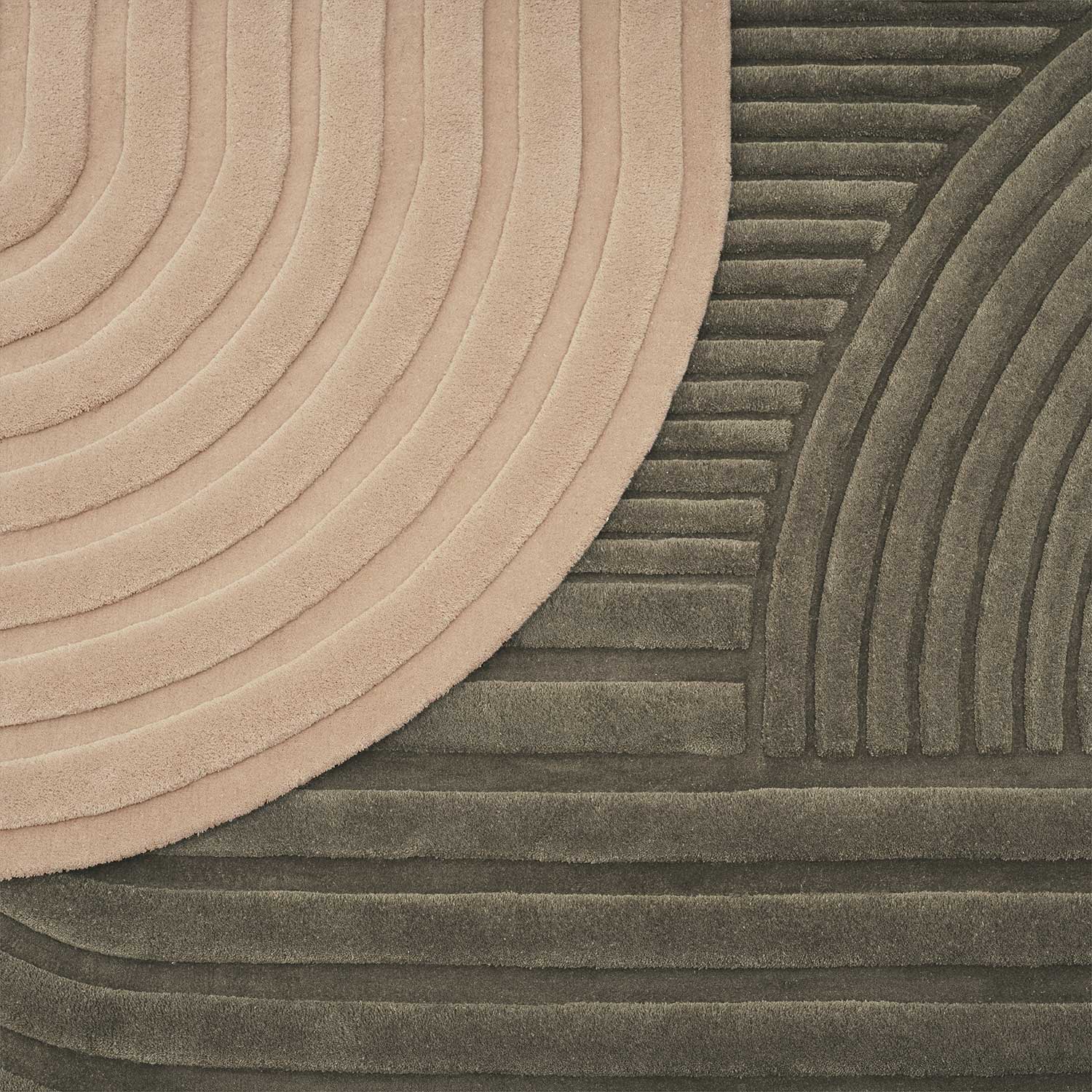 muuto Relevo teppich  light rose taupe 105283