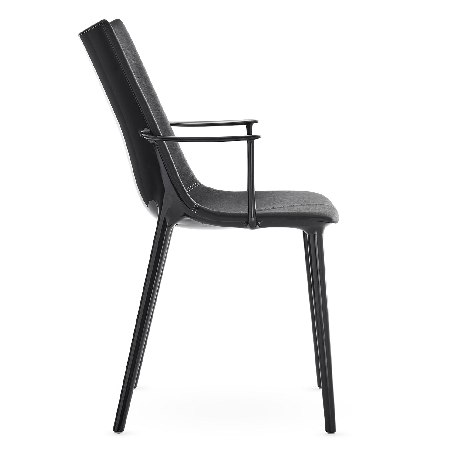 Kartell - H.H.H. Stuhl Eco Weiß Tabak