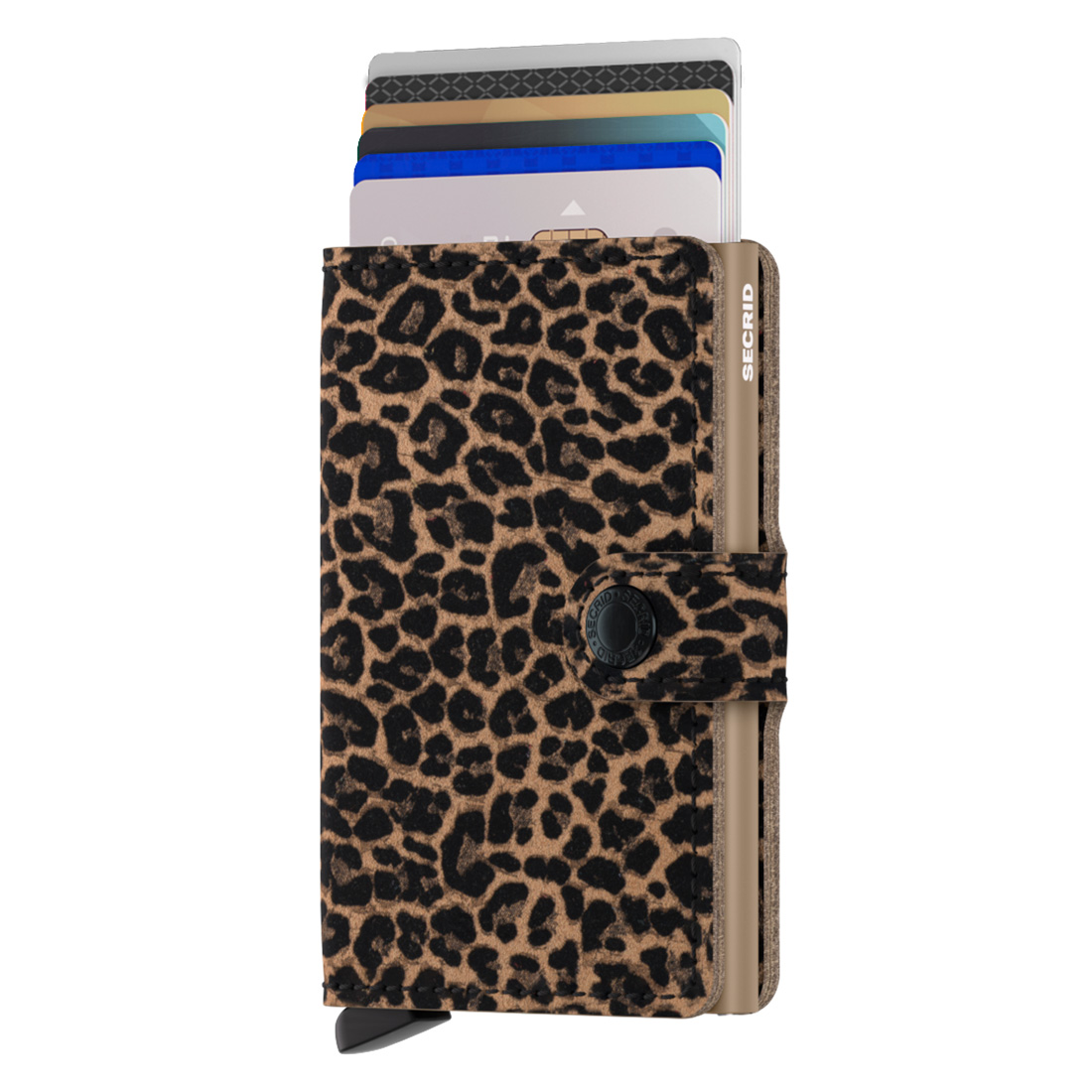 Secrid Miniwallet Leo beige mit karten 104659