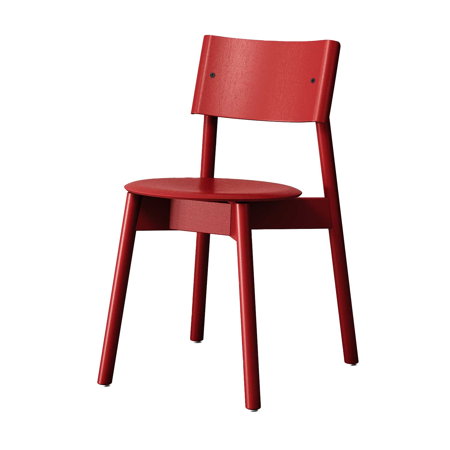 Tiptoe - SSD Stuhl Vollholz mohnrot