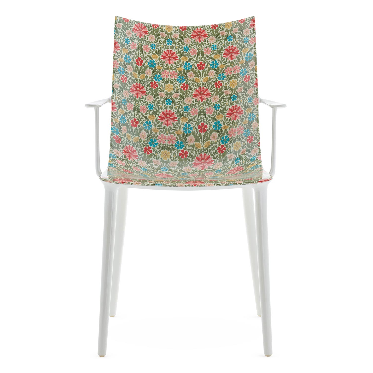 Kartell - H.H.H. Stuhl Moon Flower Bordeaux Lacquer