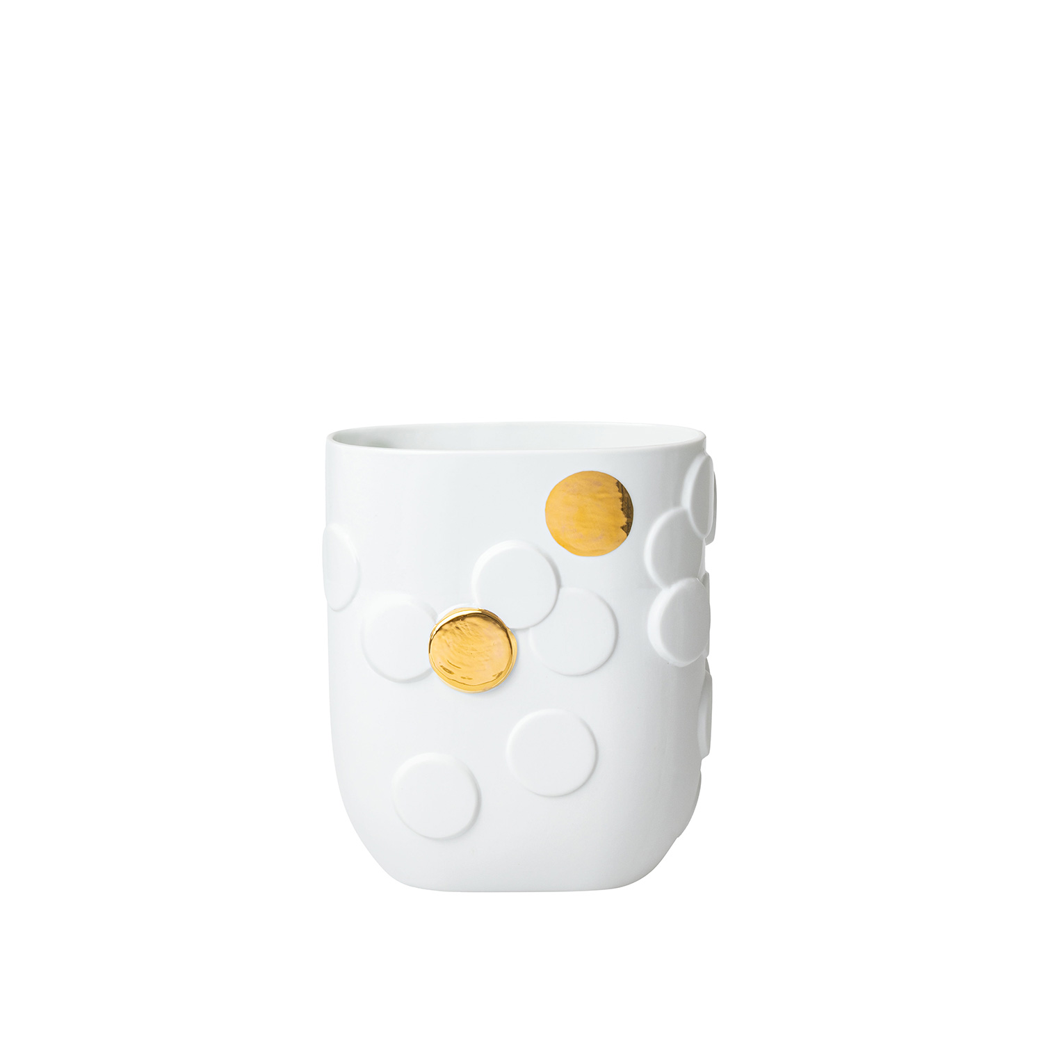 Raeder Design Goldener Punkt Vase klein 90699 106076