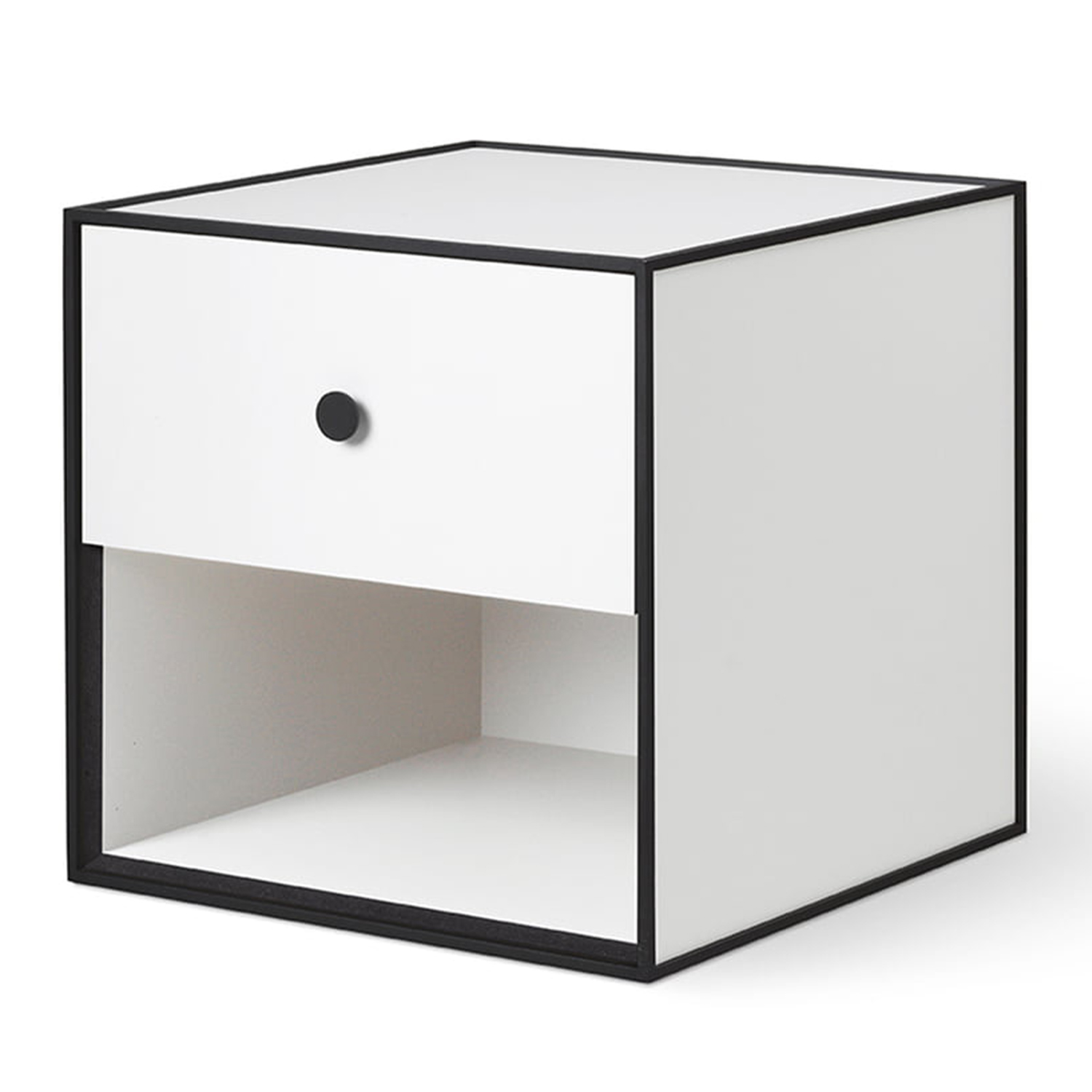 by lassen frame 35 1 schublade weiss frei 75889