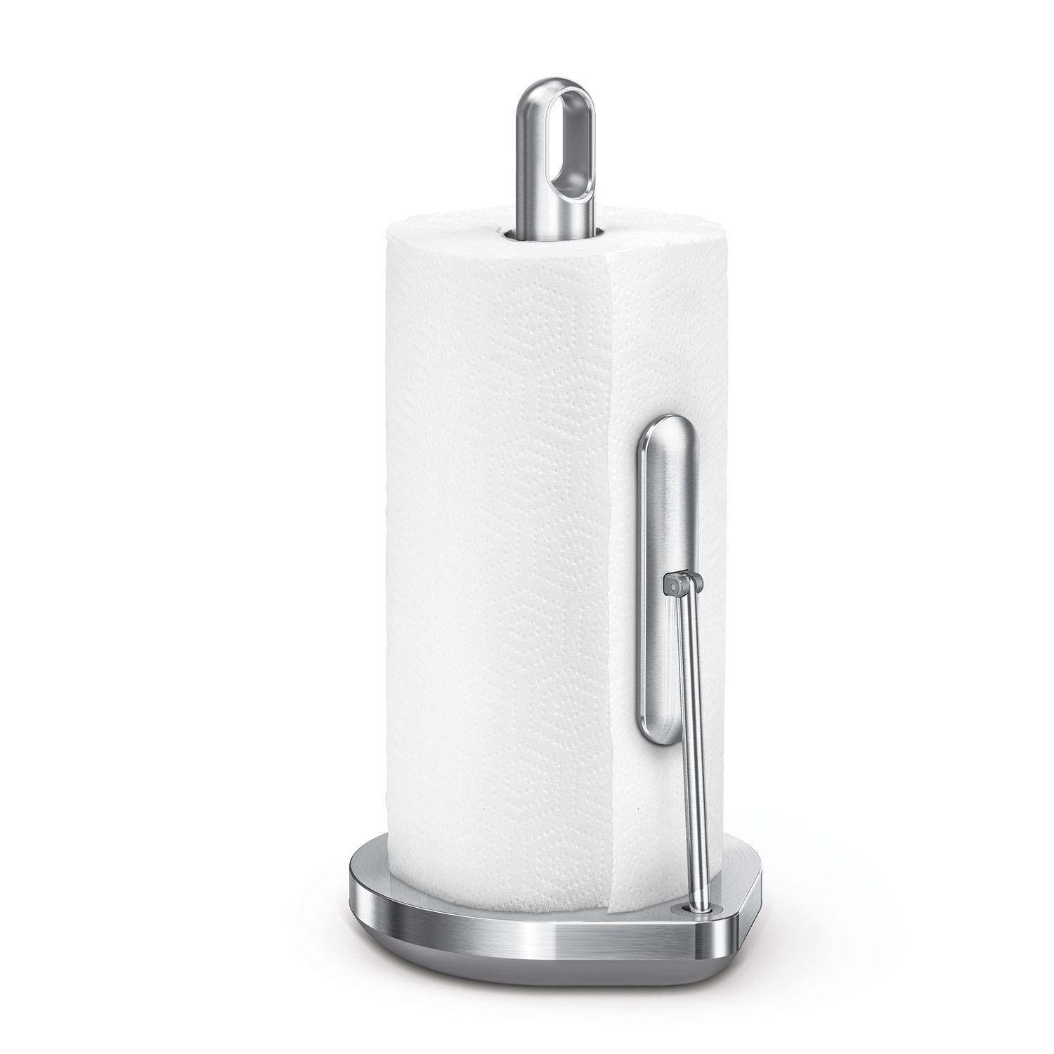 simplehuman kuechenrollenhalter mit spannarm gebuerstet zewa 98374