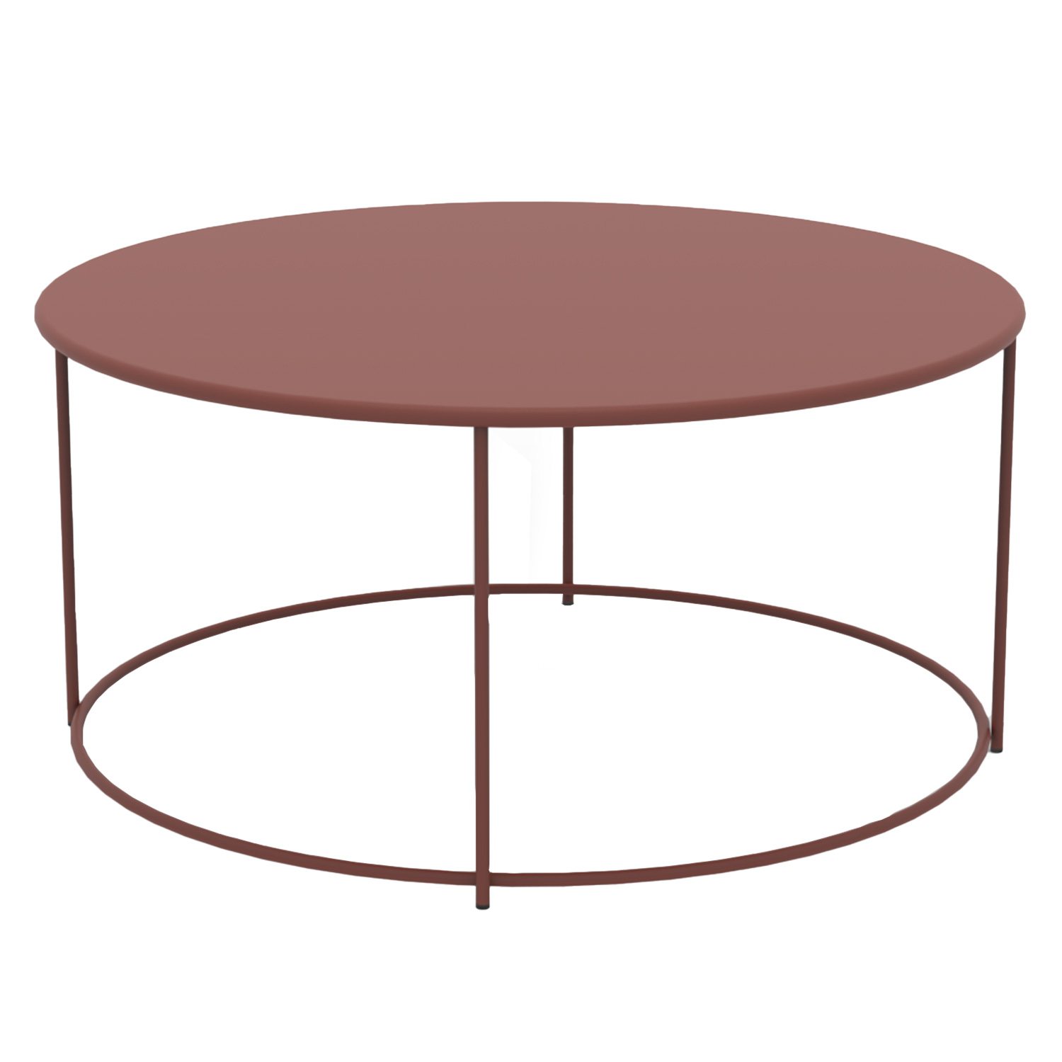 Vermobil - Daisy Couchtisch rund Ø 90 cm terracotta