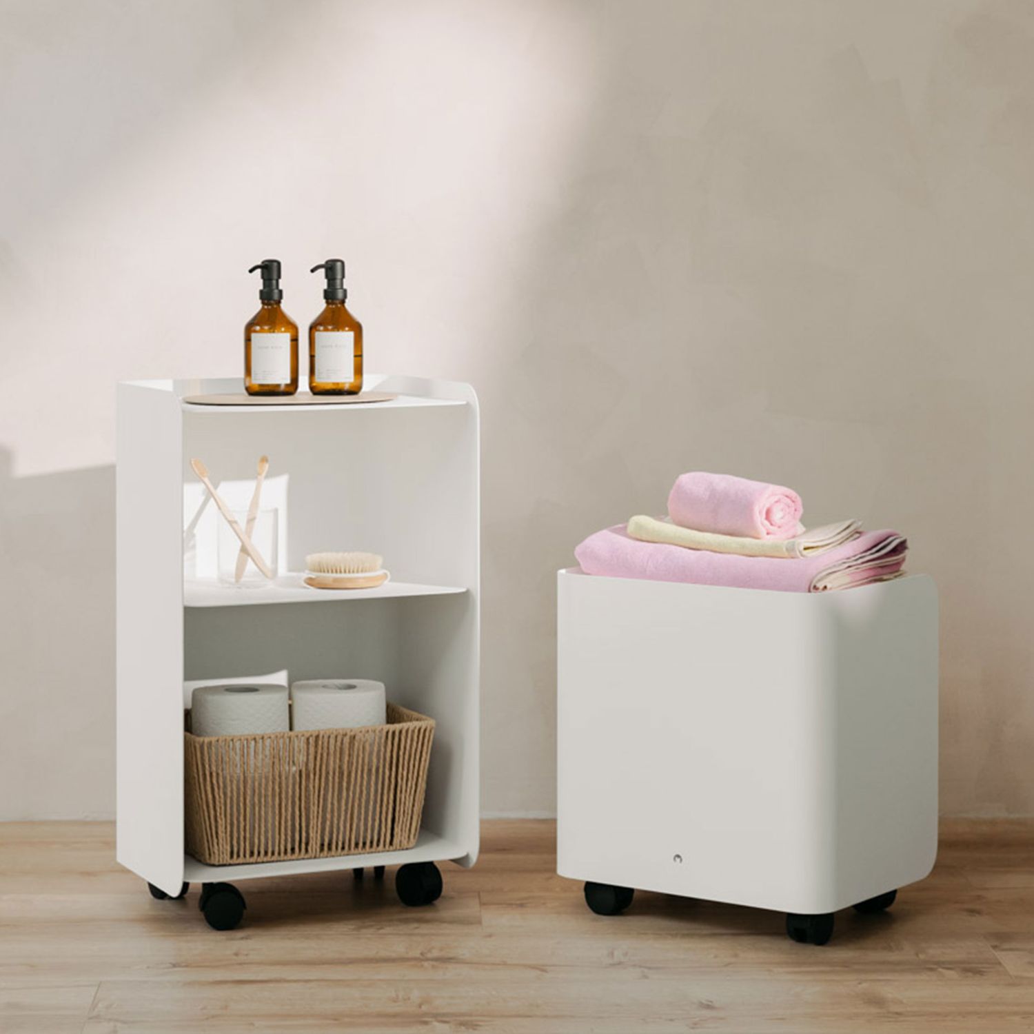 Metallbude - Juno Rollcontainer Größe S mango lassi