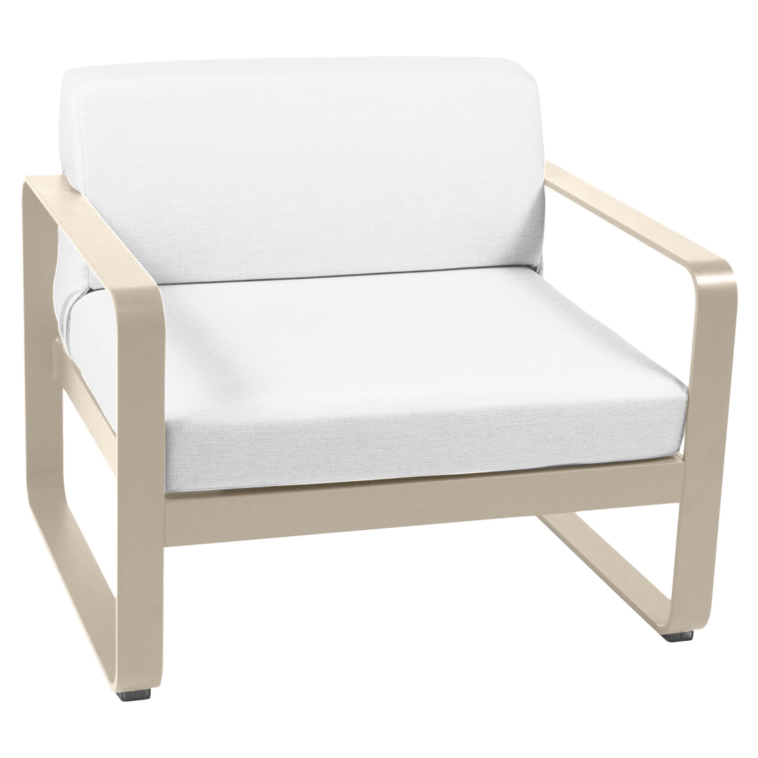 fermob bellevie sessel muskat grauweiss 65870