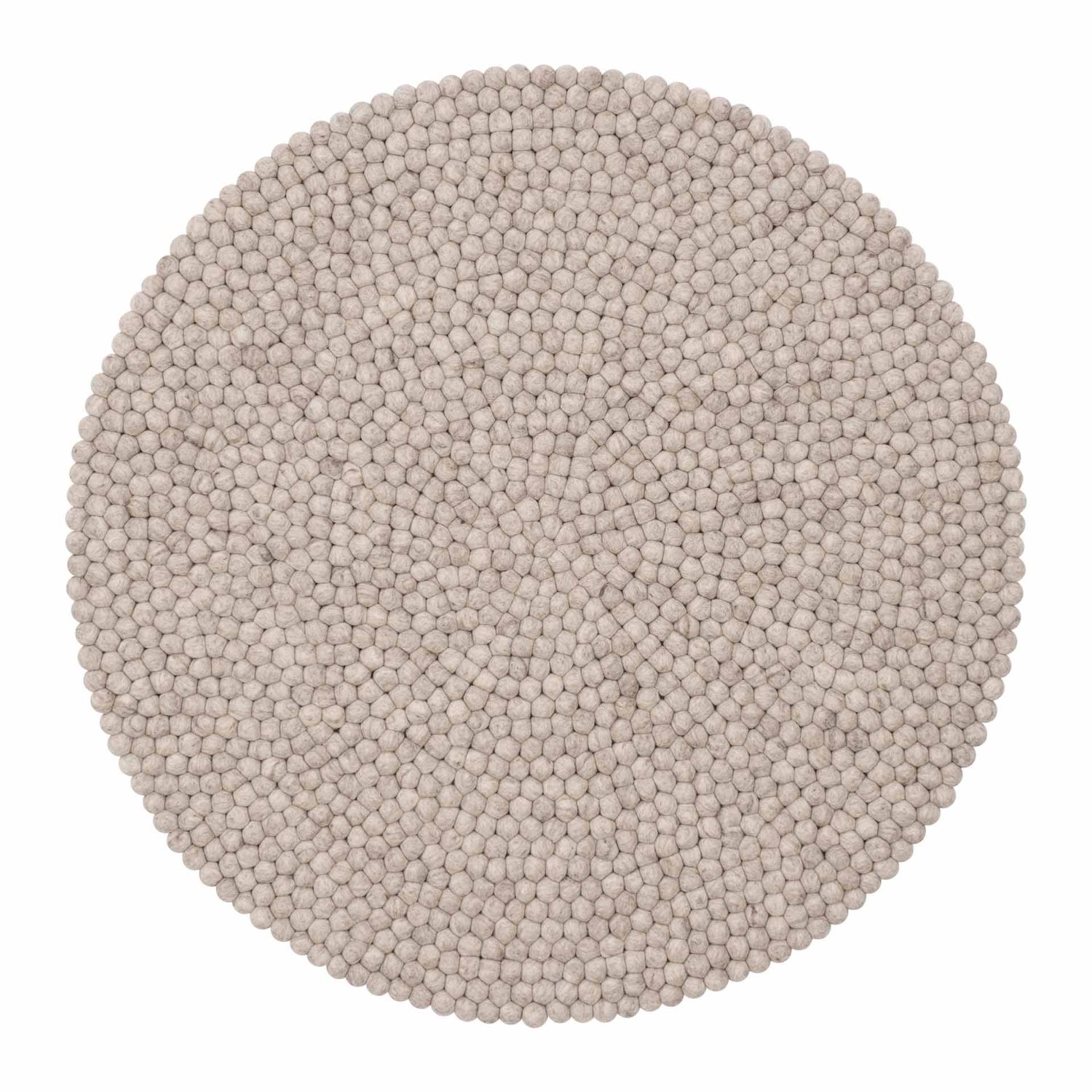 myfelt - Béla Filzkugelteppich rund 90 cm