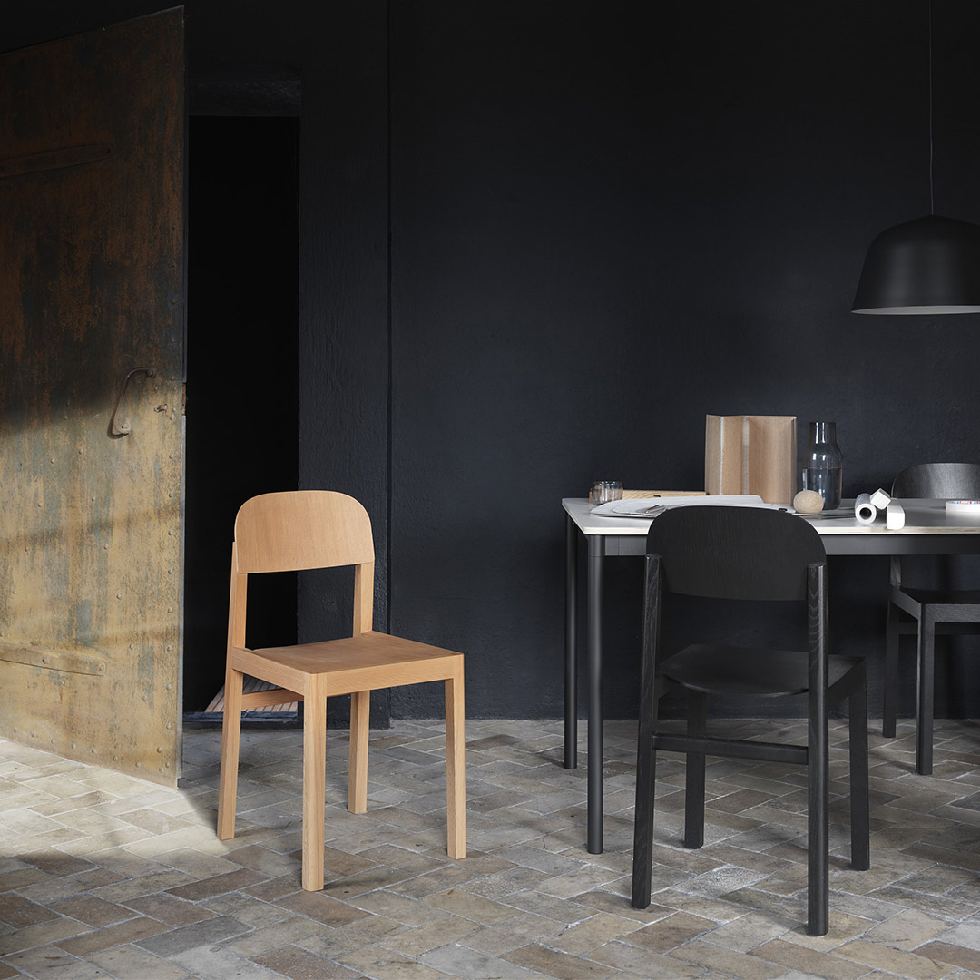 muuto base tisch schwarz eiche 68581