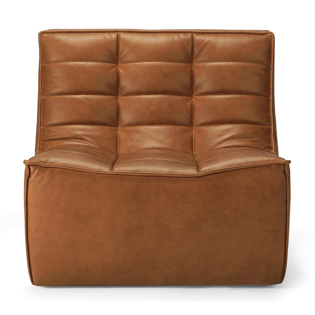 ethnicraft n701 sofa leder einsitzer 84043