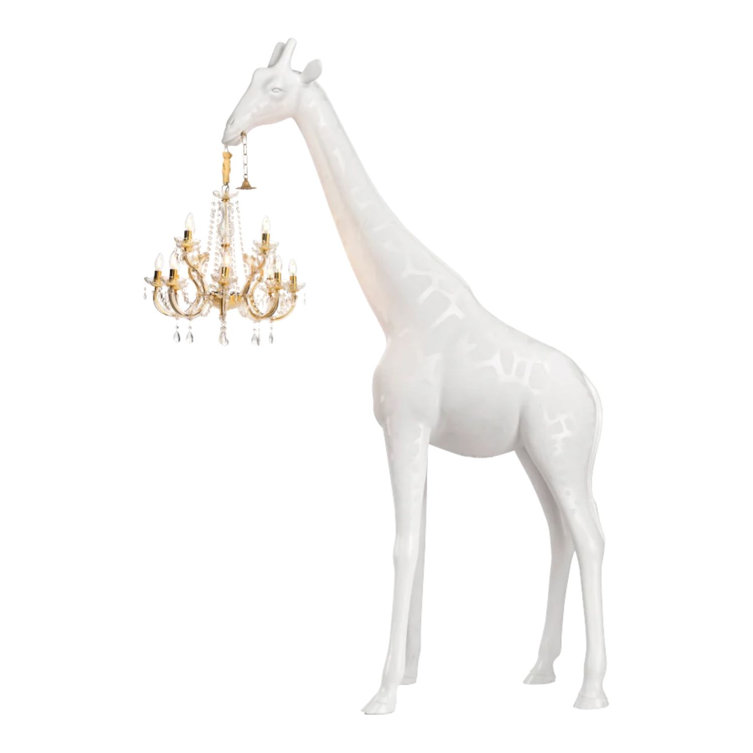 Qeeboo - Giraffe in Love M Indoor weiß