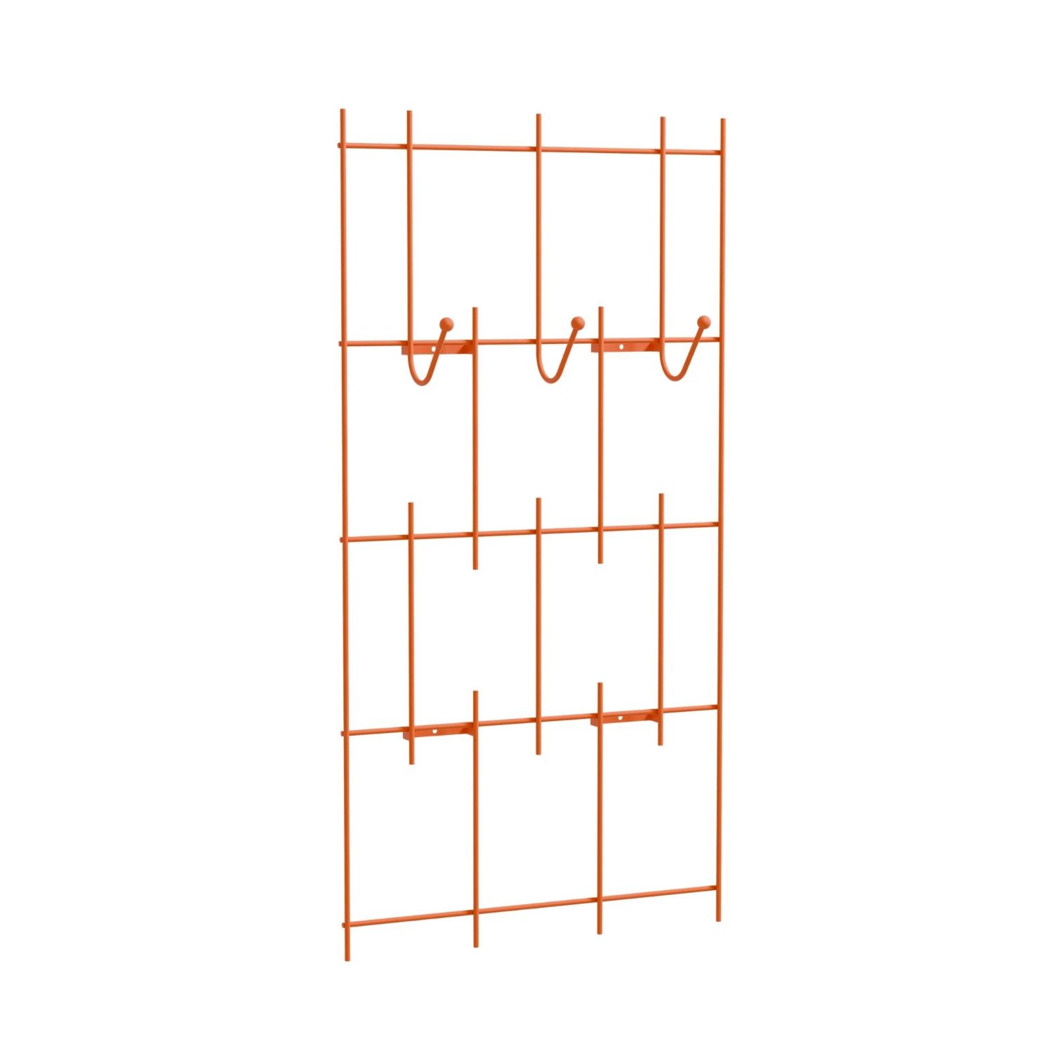 Metallbude - Wanda Wandgarderobe orange sprizz