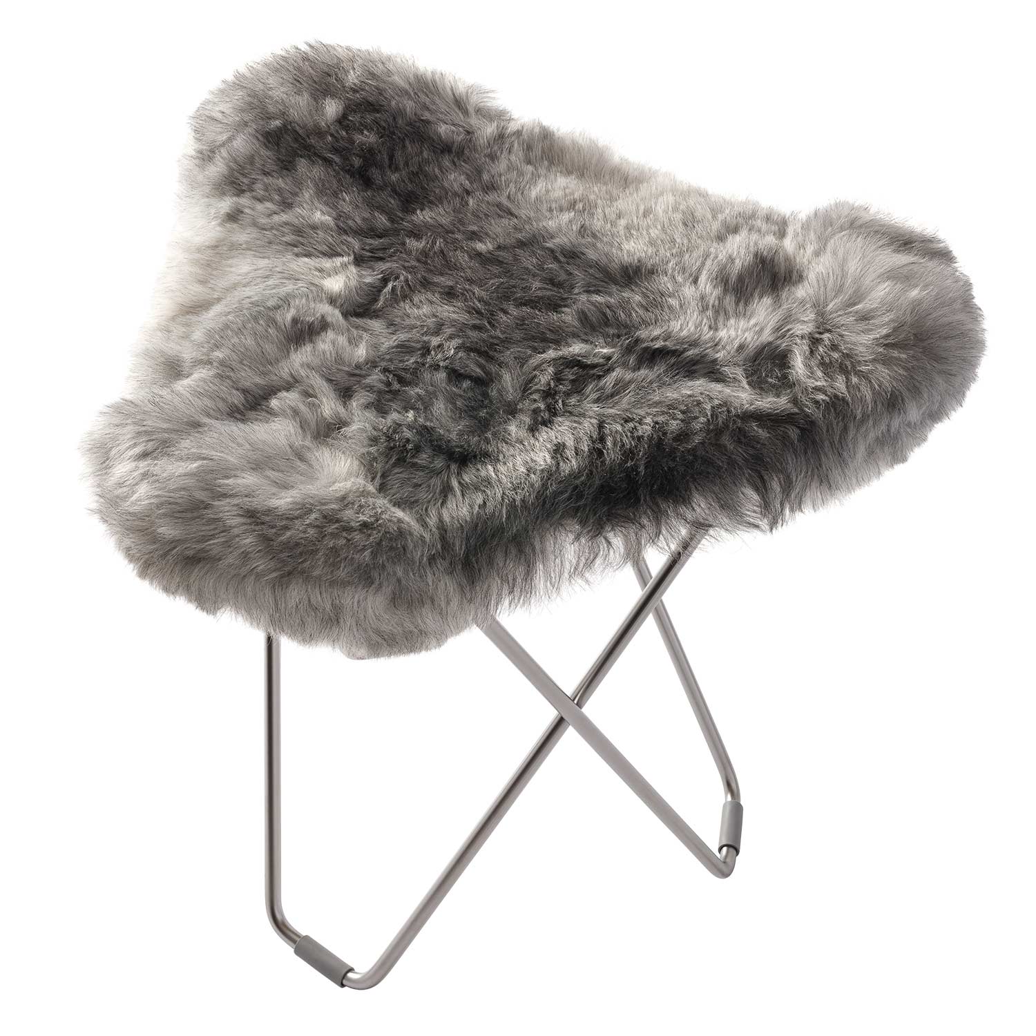 Cuero - Flying Goose Iceland shorn grey / chrom
