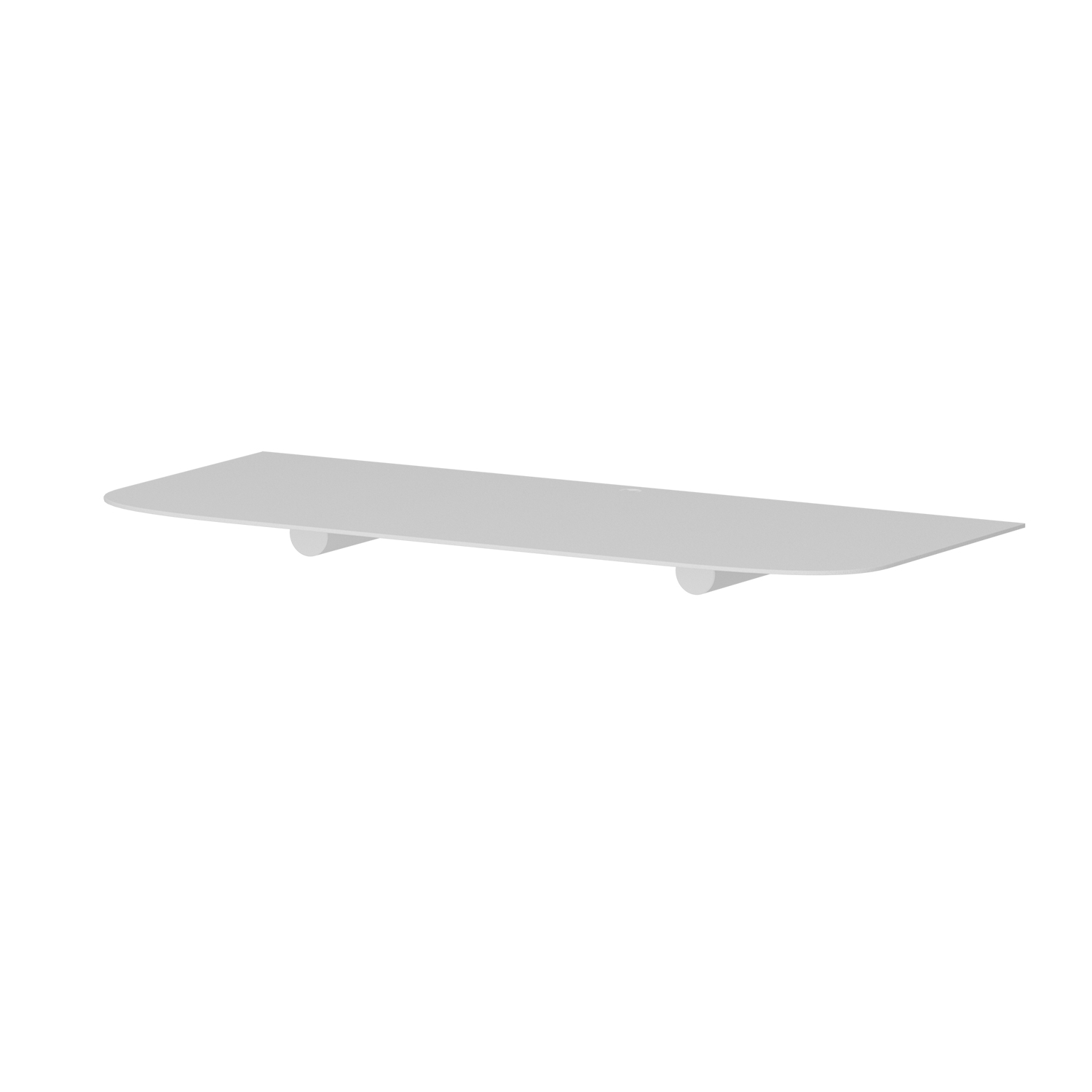 Metallbude - Lenn Wandregal 40 cm weiß