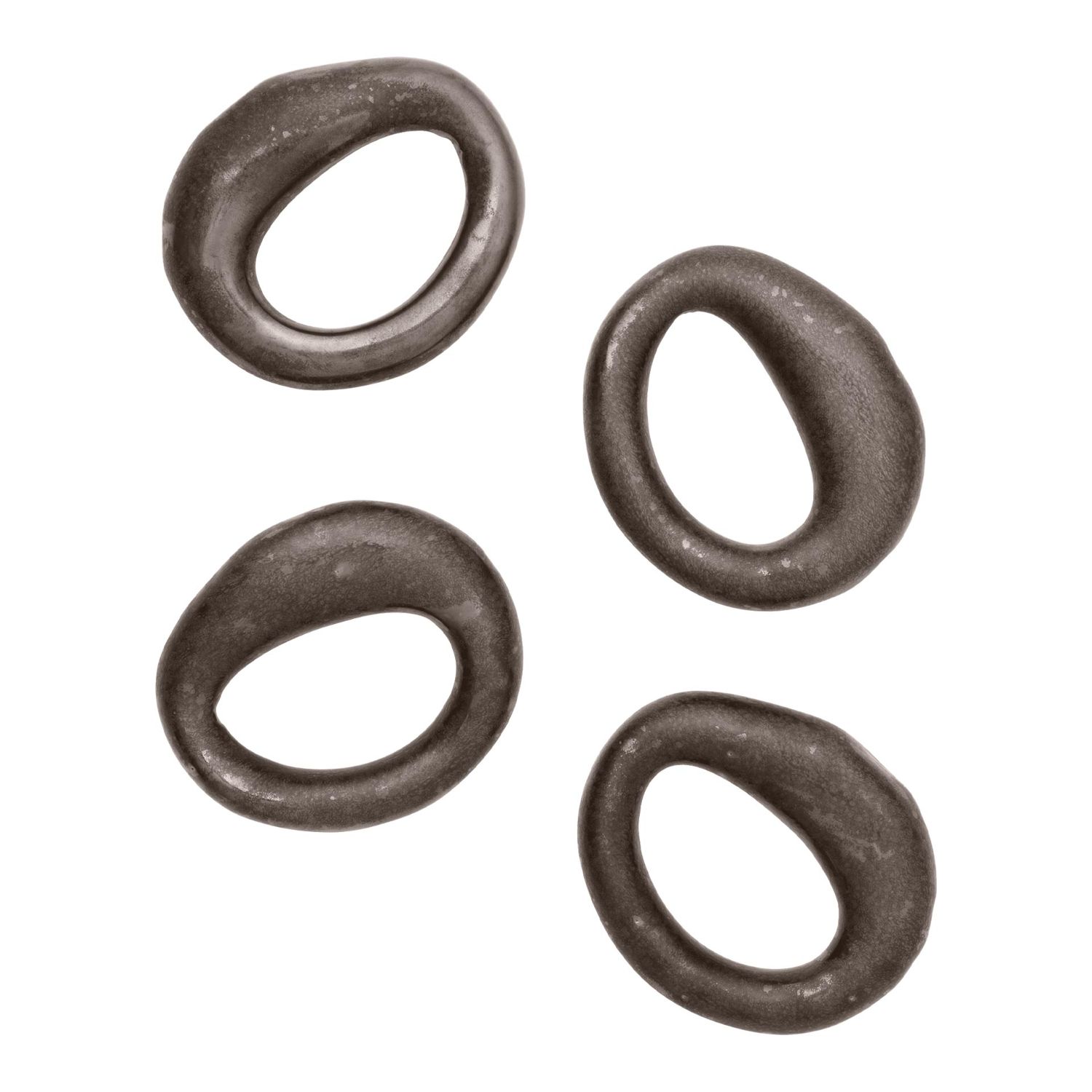Ferm Living - Orrith Serviettenringe 4er Set rustic bronze