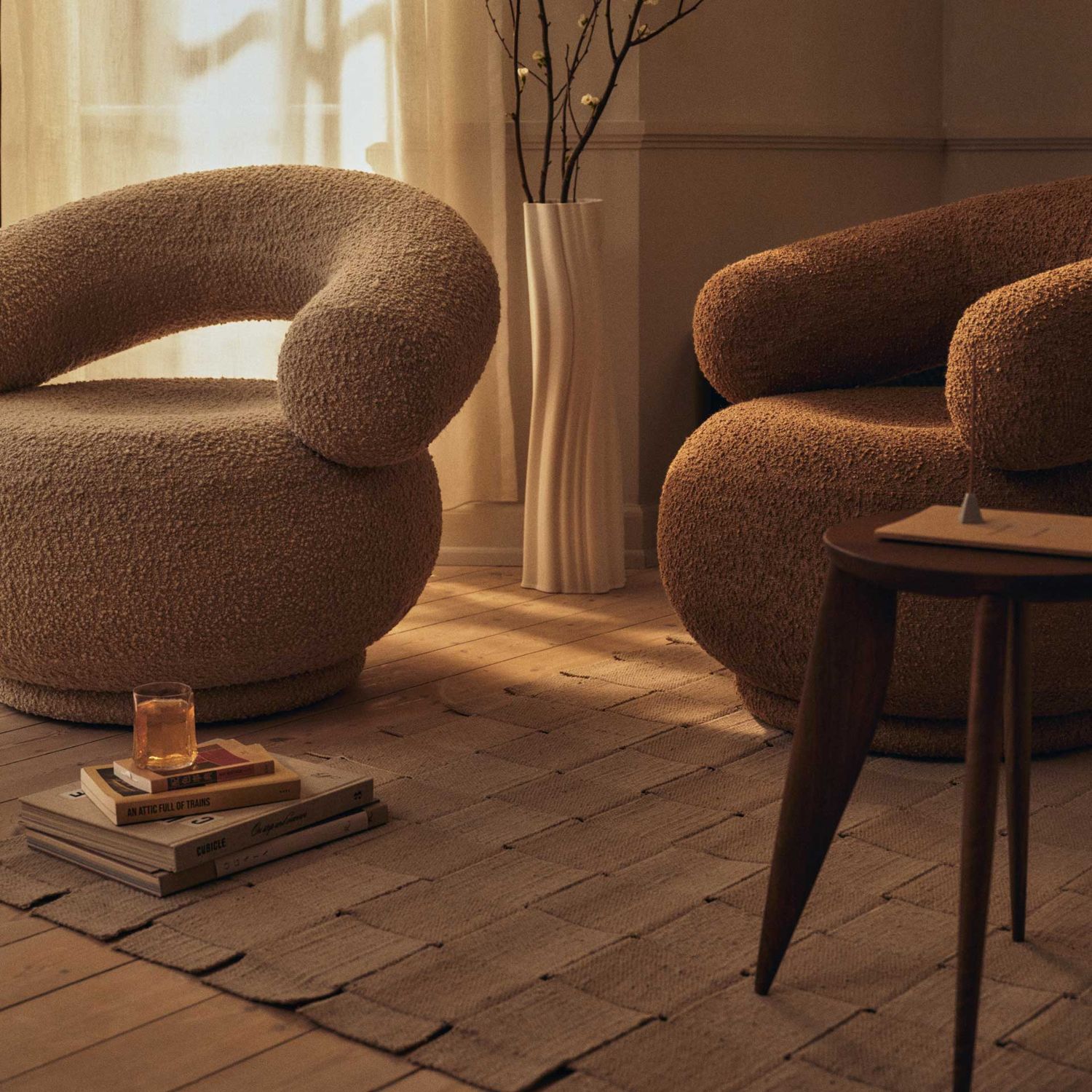 Ferm Living - Foundation Teppich cashmere 135x200 cm