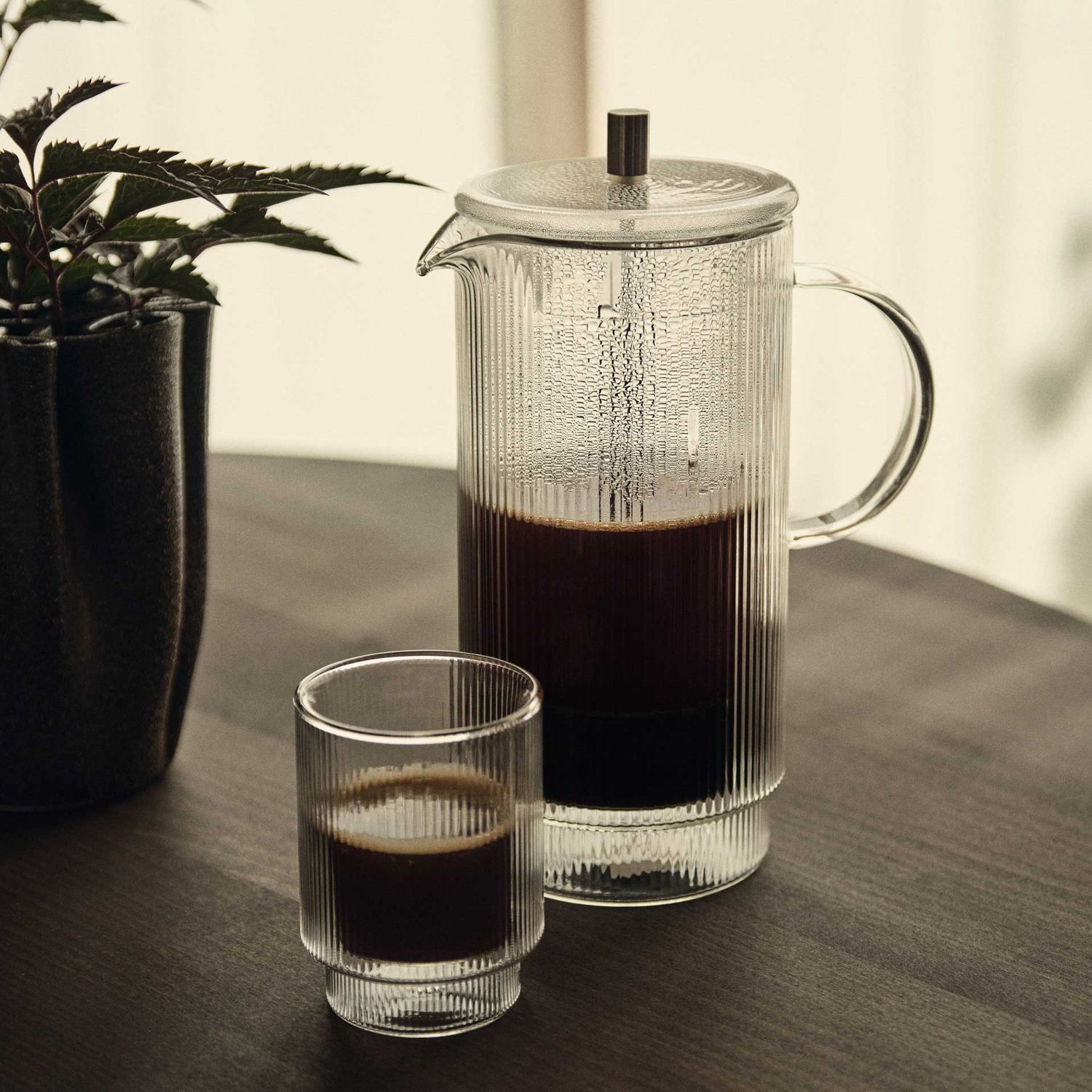 Ferm Living - Ripple Thermal French Press klar