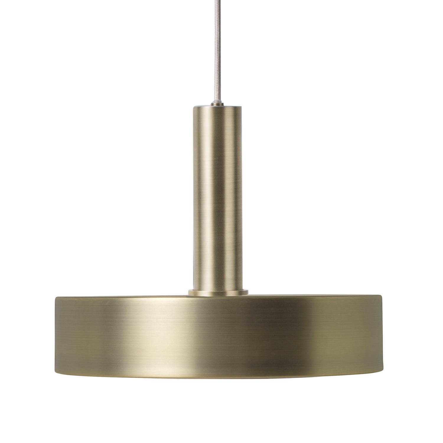 ferm living record lampenschirm messing mit socket high 61726
