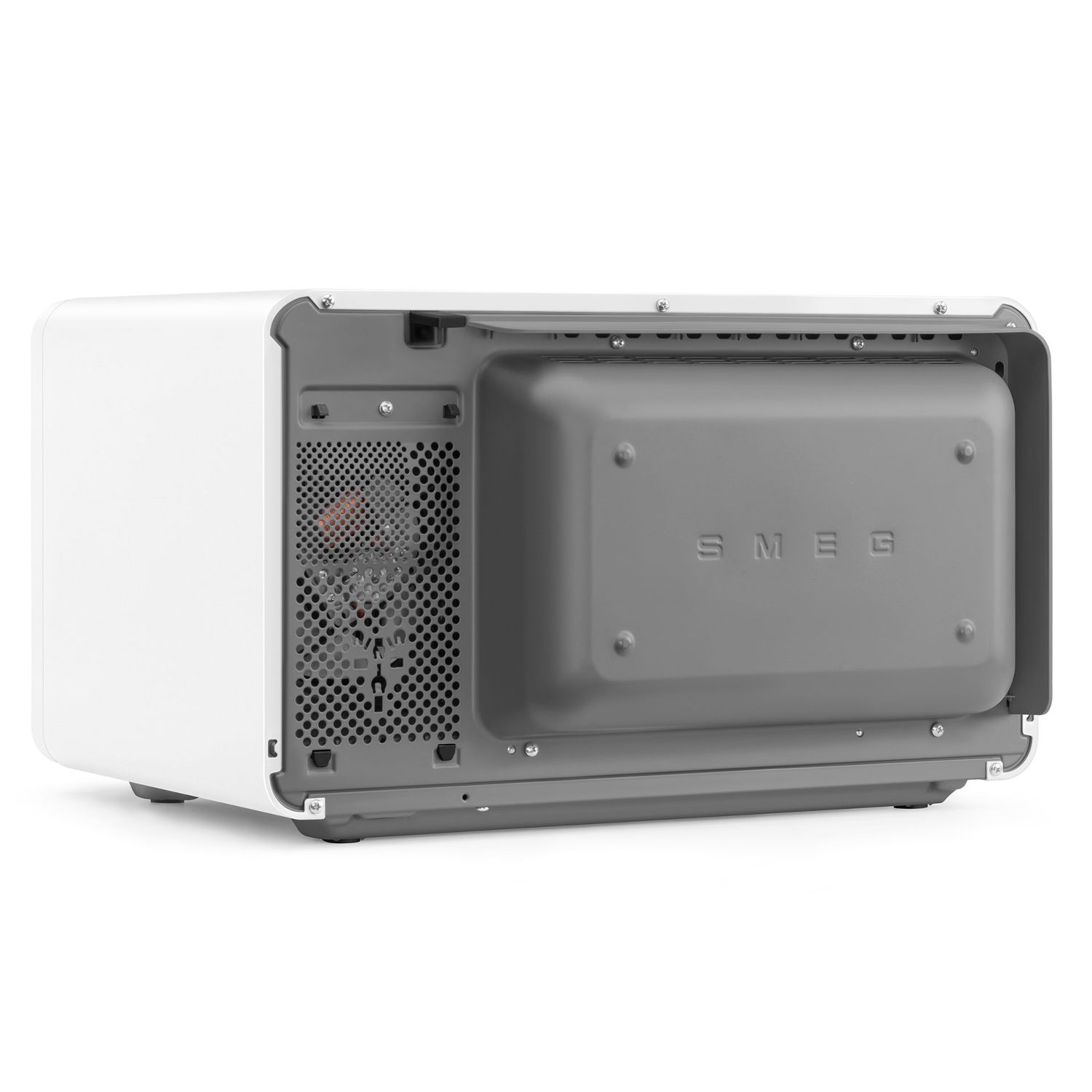 SMEG - Kombi-Mikrowelle mit Air Fry MOC02 weiß