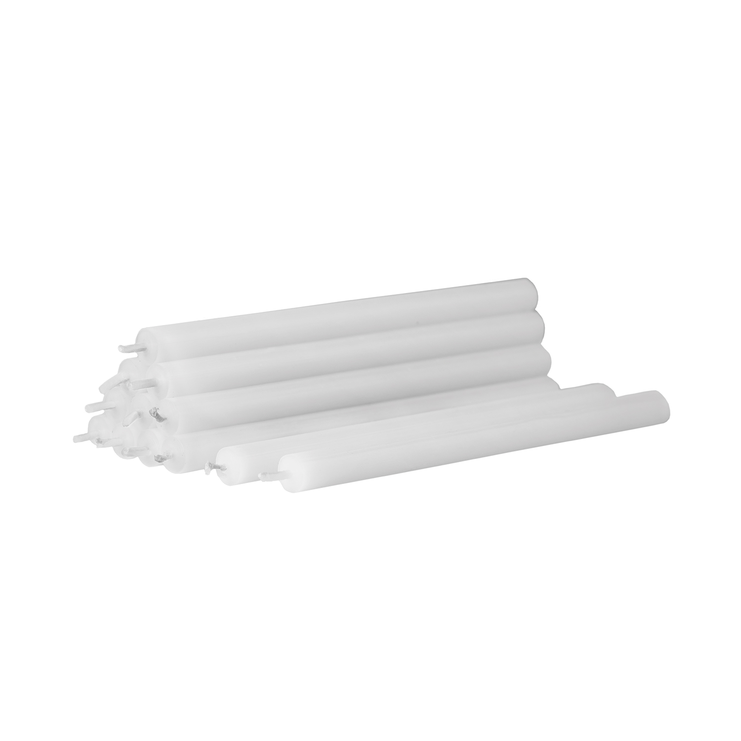 stoff nagel kerzen weiss 78267