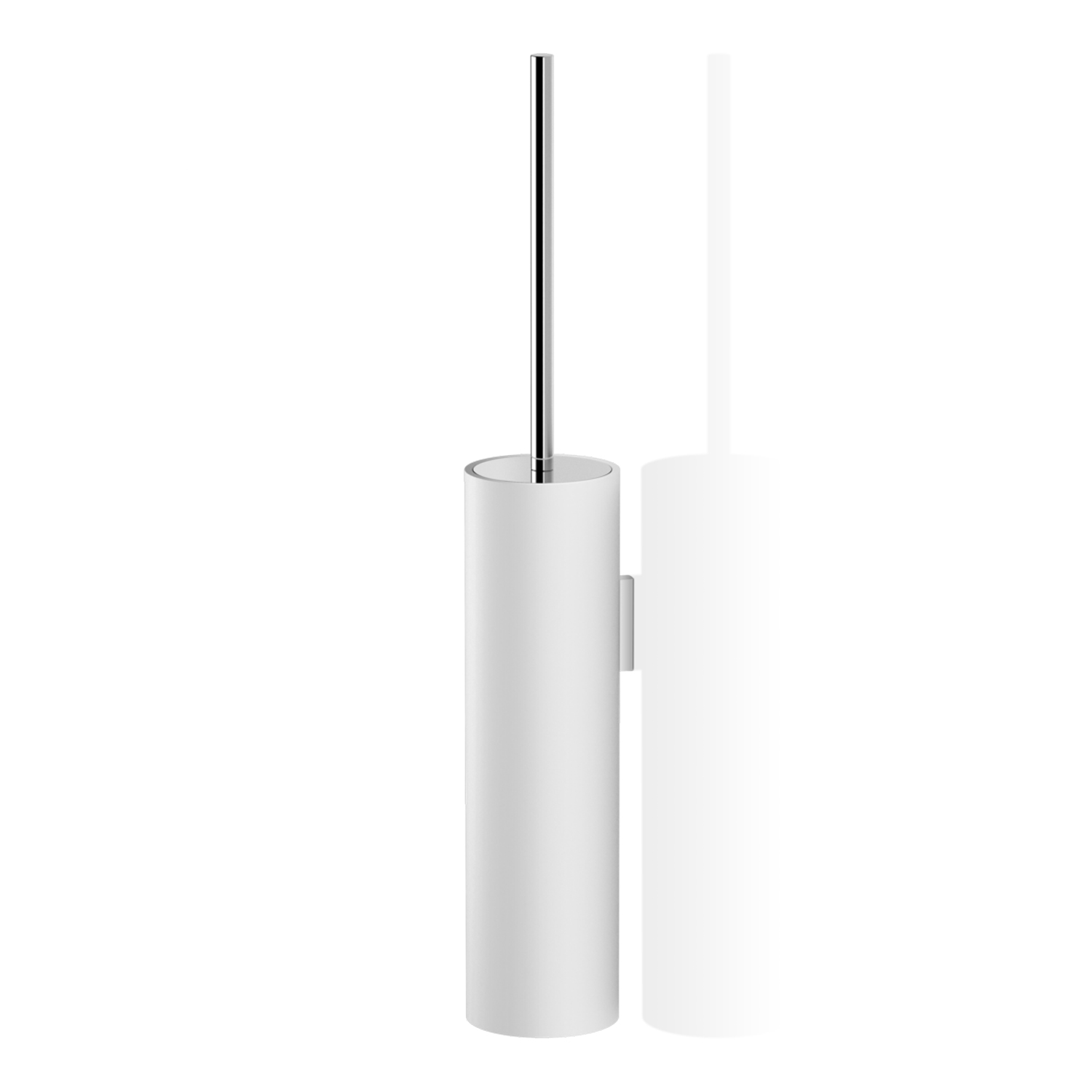 0970954 Stone Toilettenbrste Wand chrom wei Decor Walther 20631