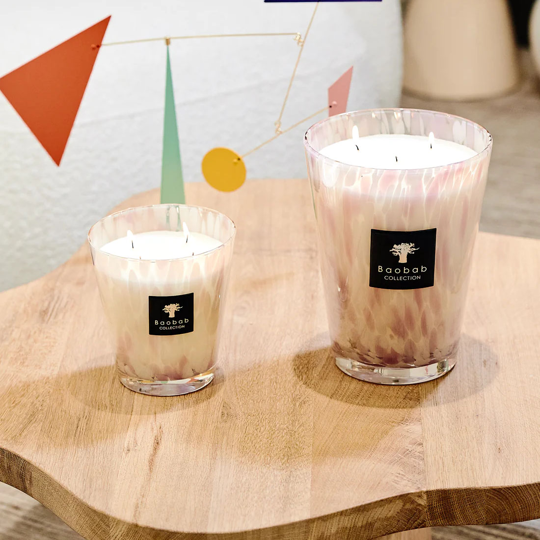 Baobab Duftkerze Pearls white 97639