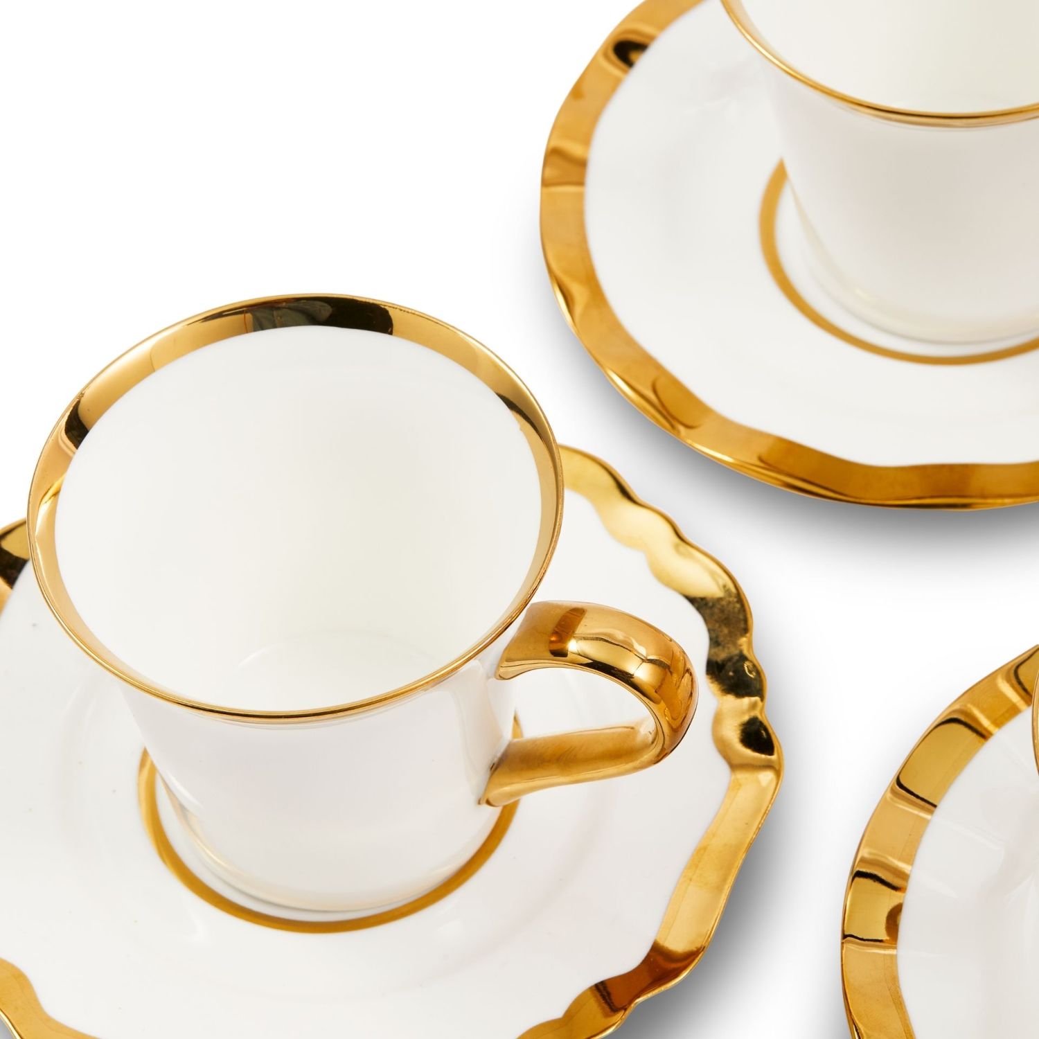 Pols Potten - Golden Finds Kaffeetassen 4er-Set