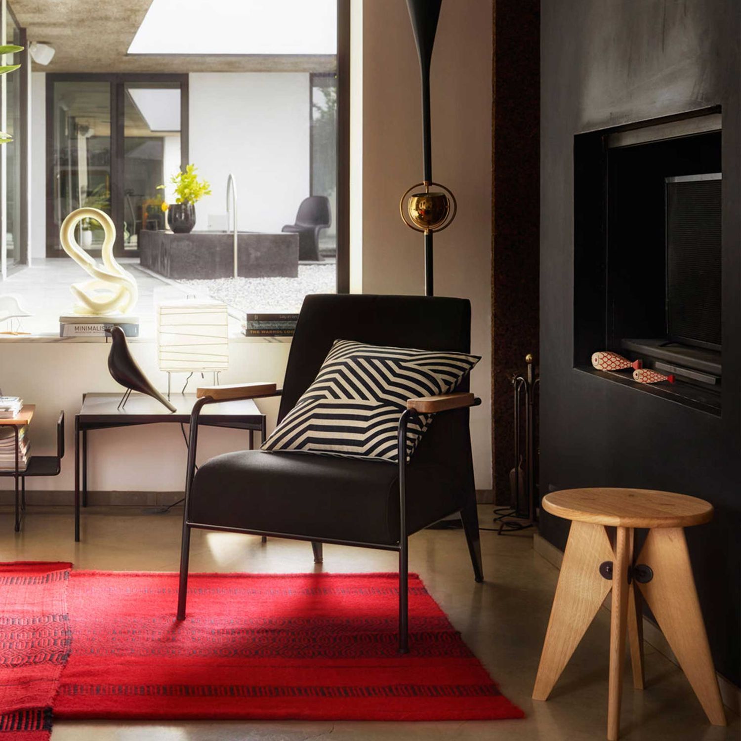 Vitra - Tabouret Bois Hocker Eiche natur, lackiert