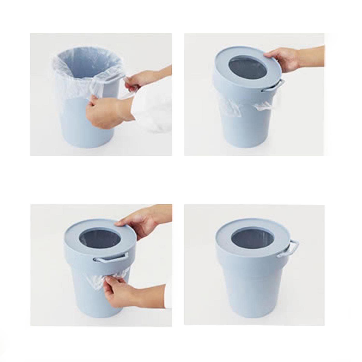 Hachiman - Taptrash Eimer 10 Liter hellblau