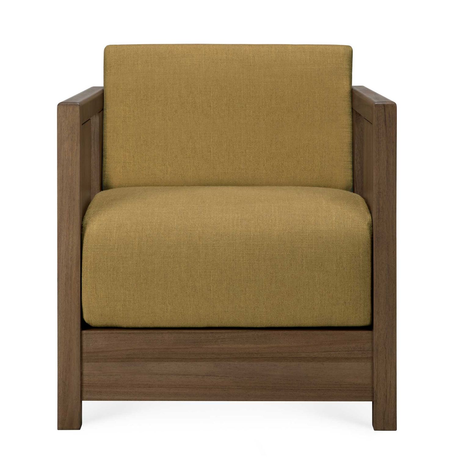 Ethnicraft - Roan Loungesessel teak / Amber Stoff