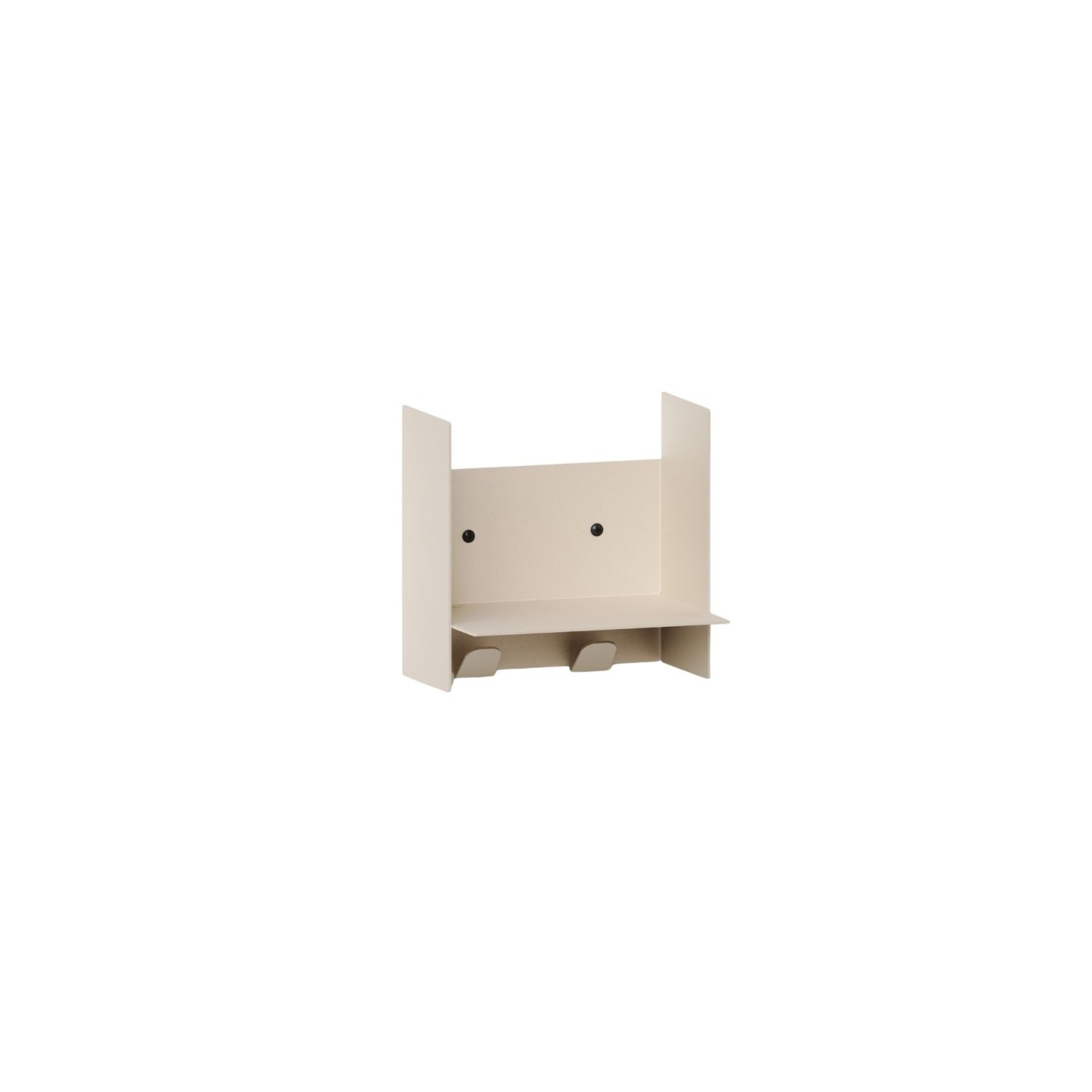 Tiptoe - PLI Wandgarderobenregal 20x15 cm weiss creme