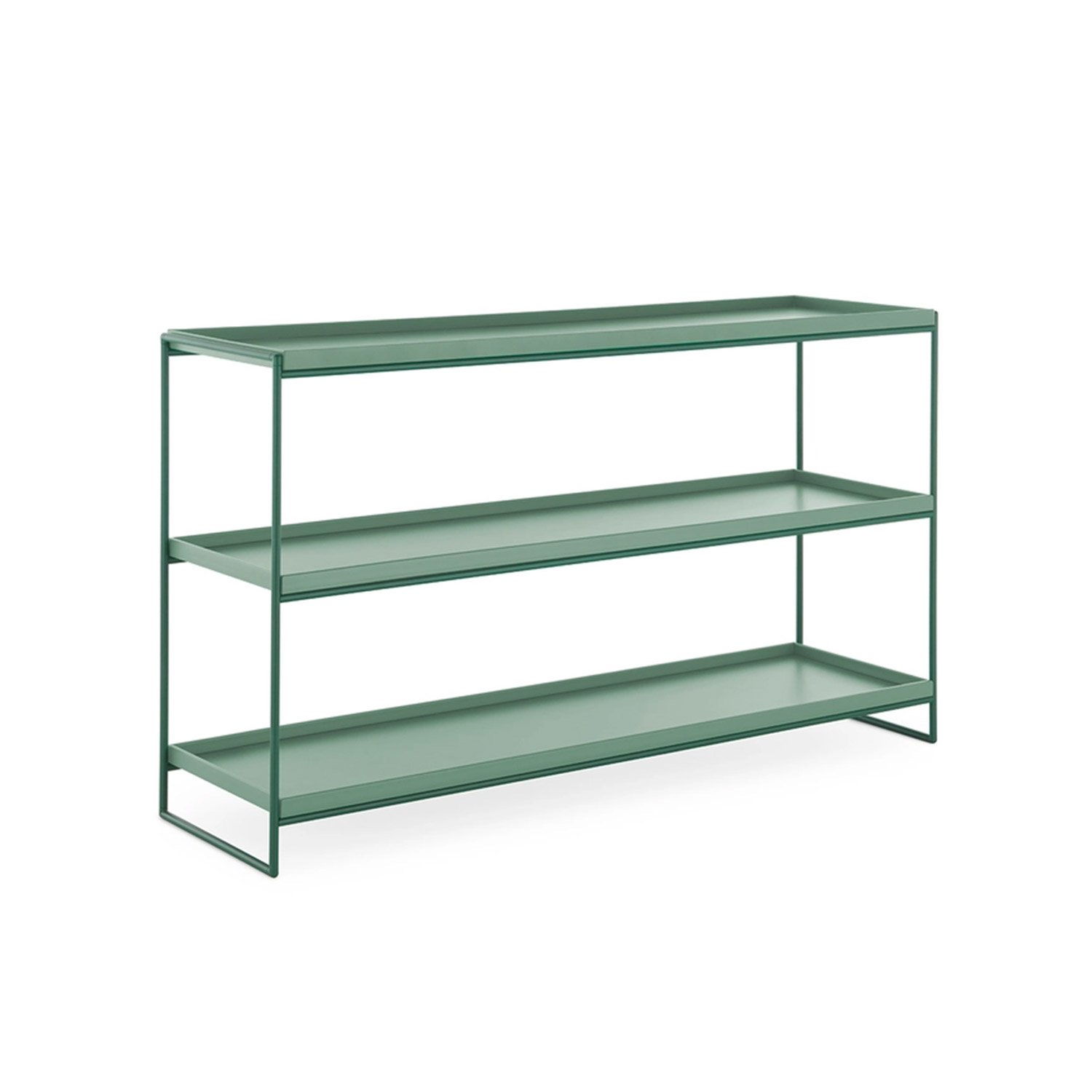 Kartell - Trays Regal lackiert grün