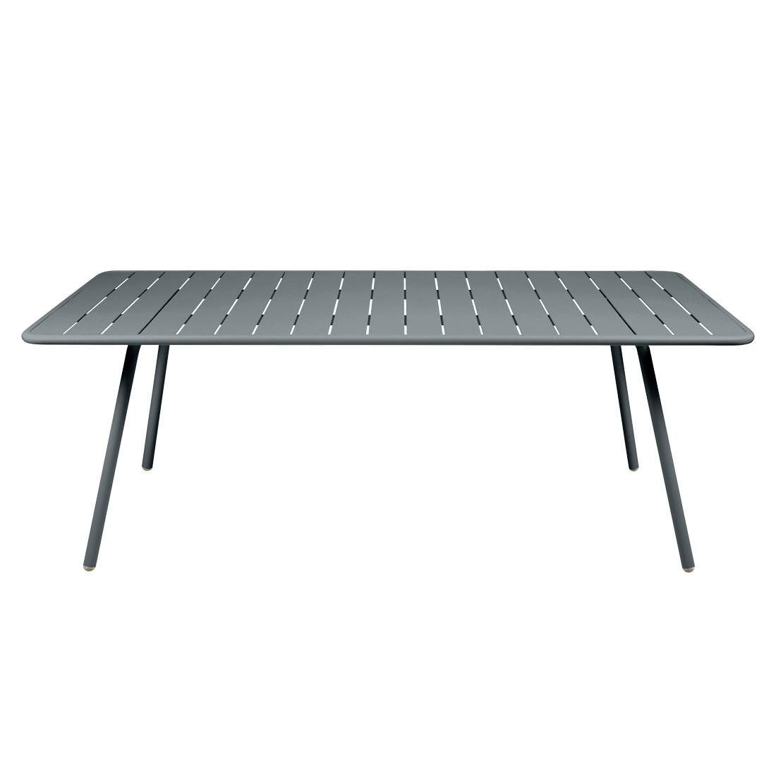 fermob luxembourg tisch gewittergrau 207x100 cm 94696