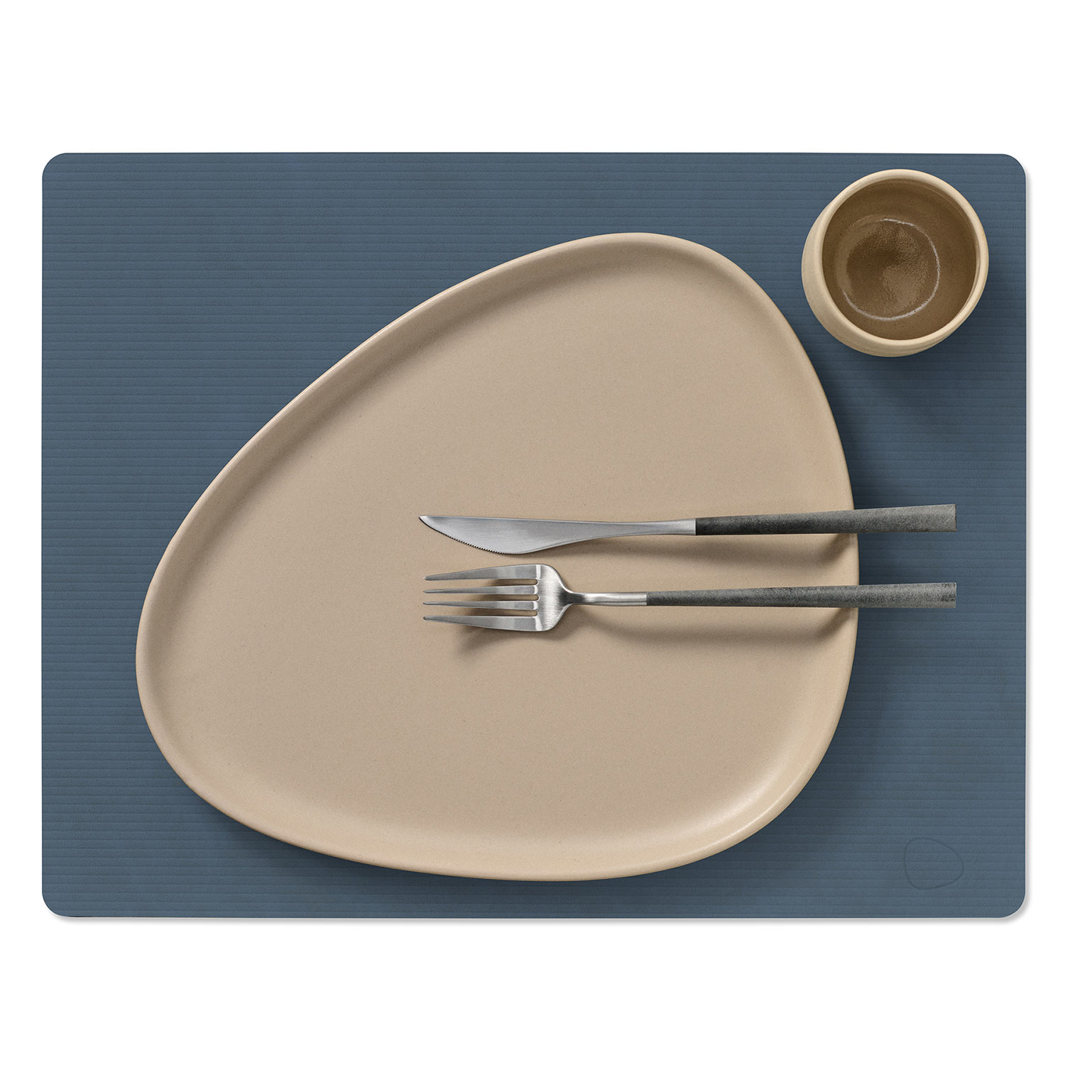 LIND DNA - Square L Corduroy Tischset dunkelblau