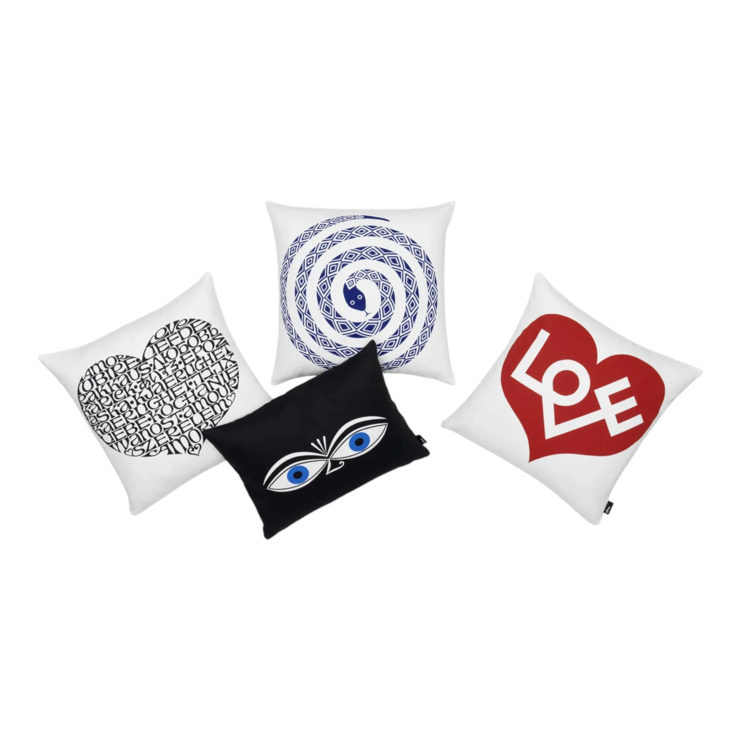 Vitra - Graphic Print Kissen Eyes