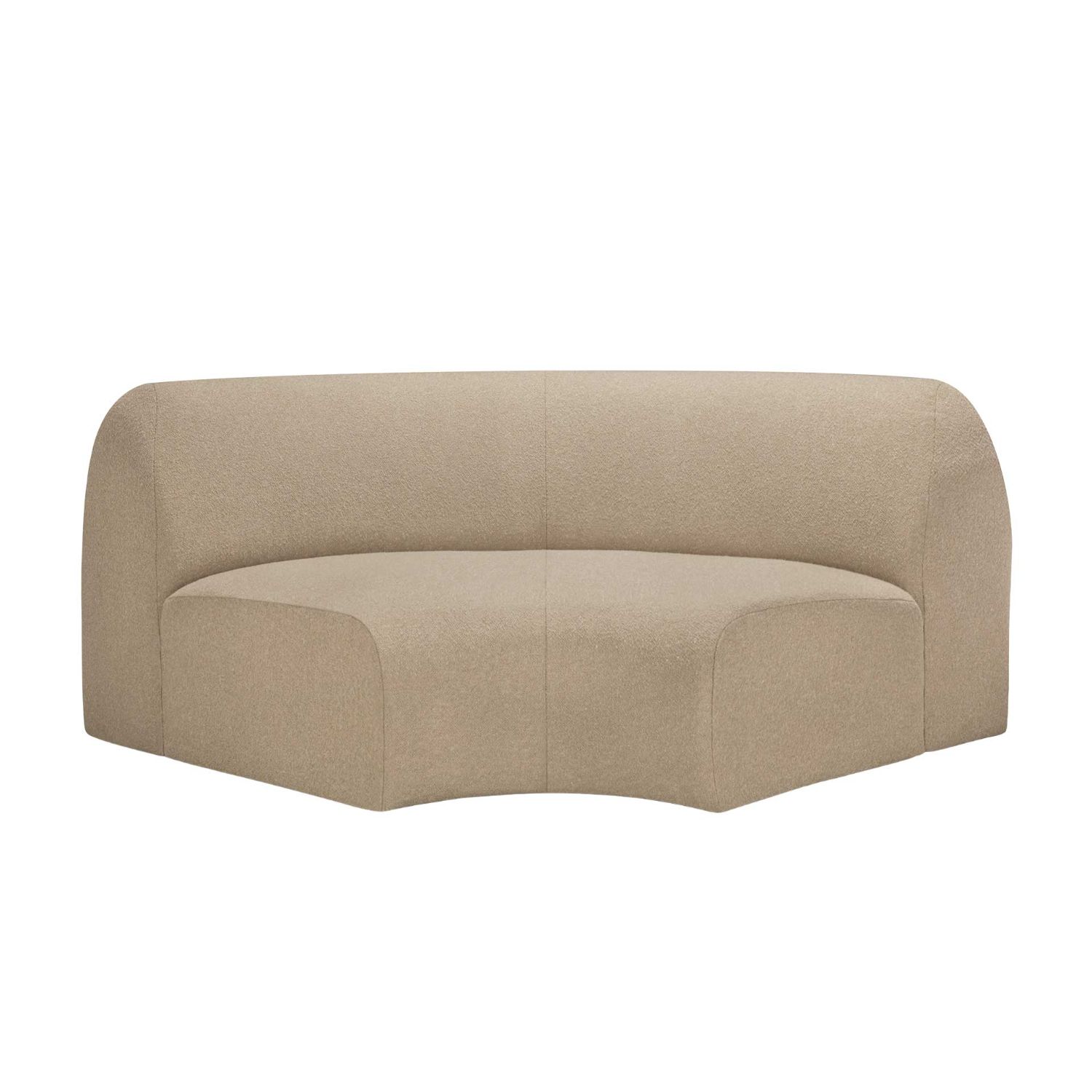Ethnicraft - Bulky 90-Grad runde Ecke Almond
