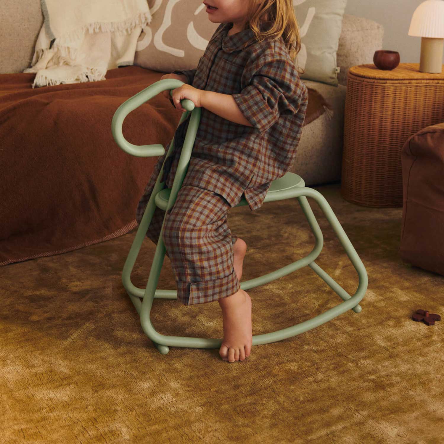 Ferm Living - Lussi Schaukelpferd tea green