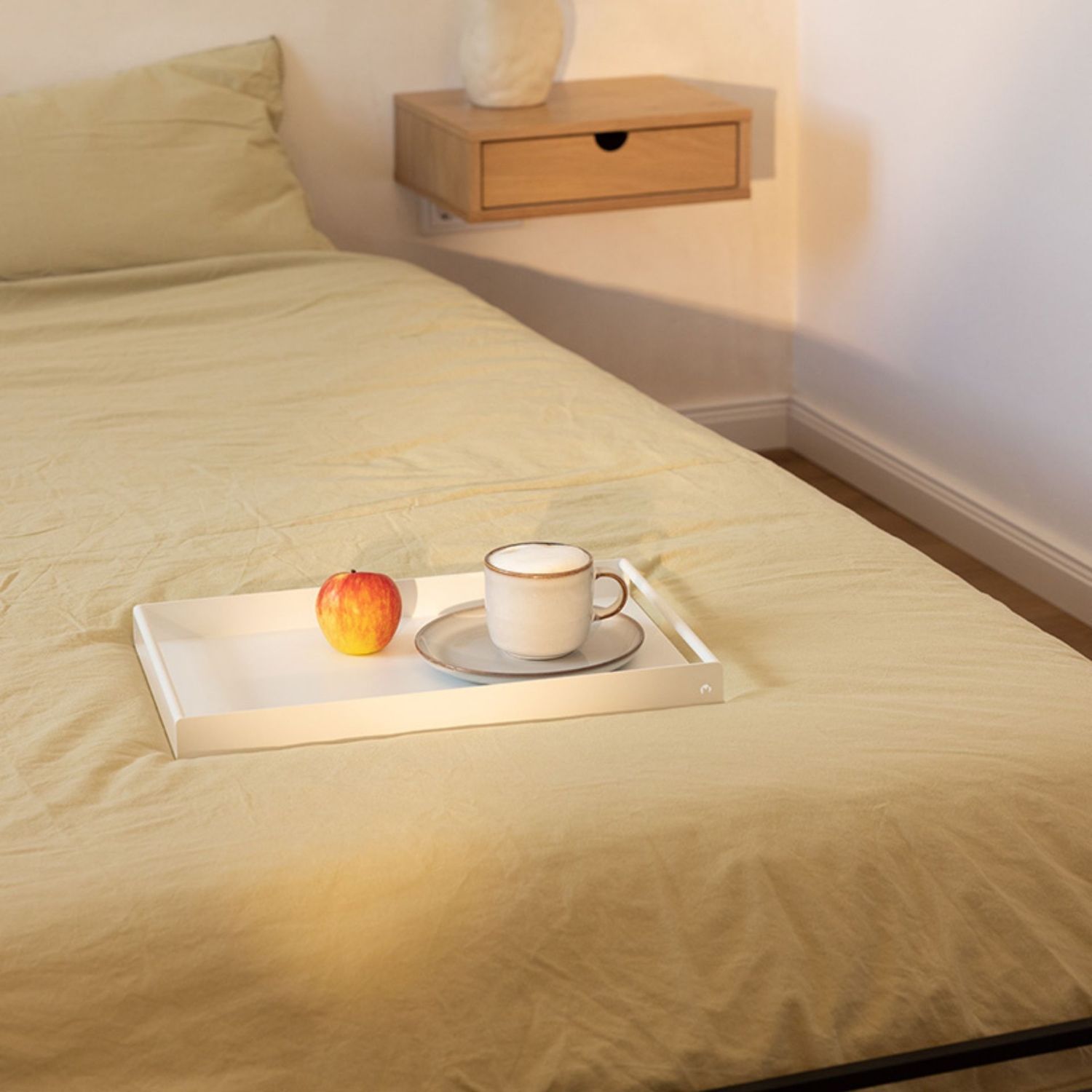 Metallbude - Dava Serviertablett cashew