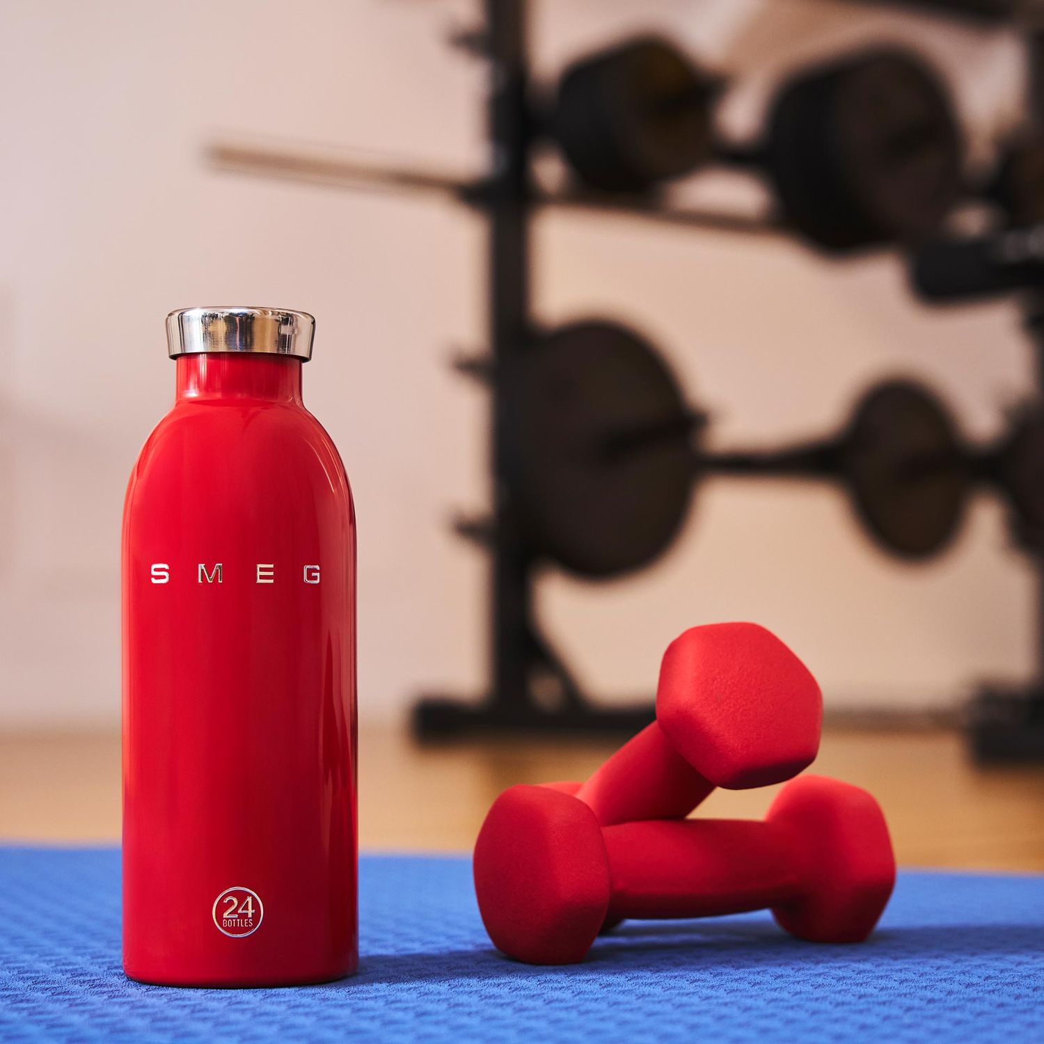 SMEG - Clima Bottle Edelstahlflasche creme