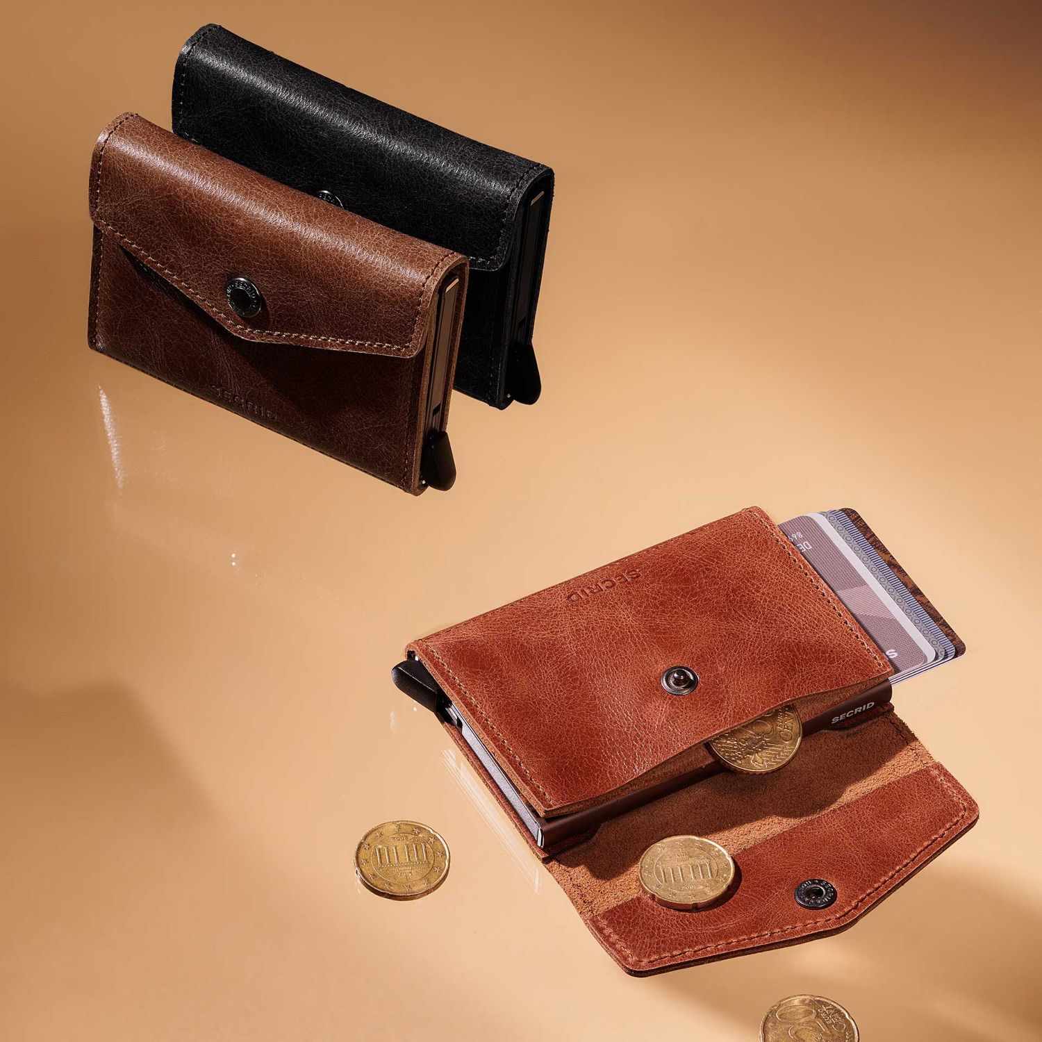 Secrid - Envelope Vintage Wallet cognac