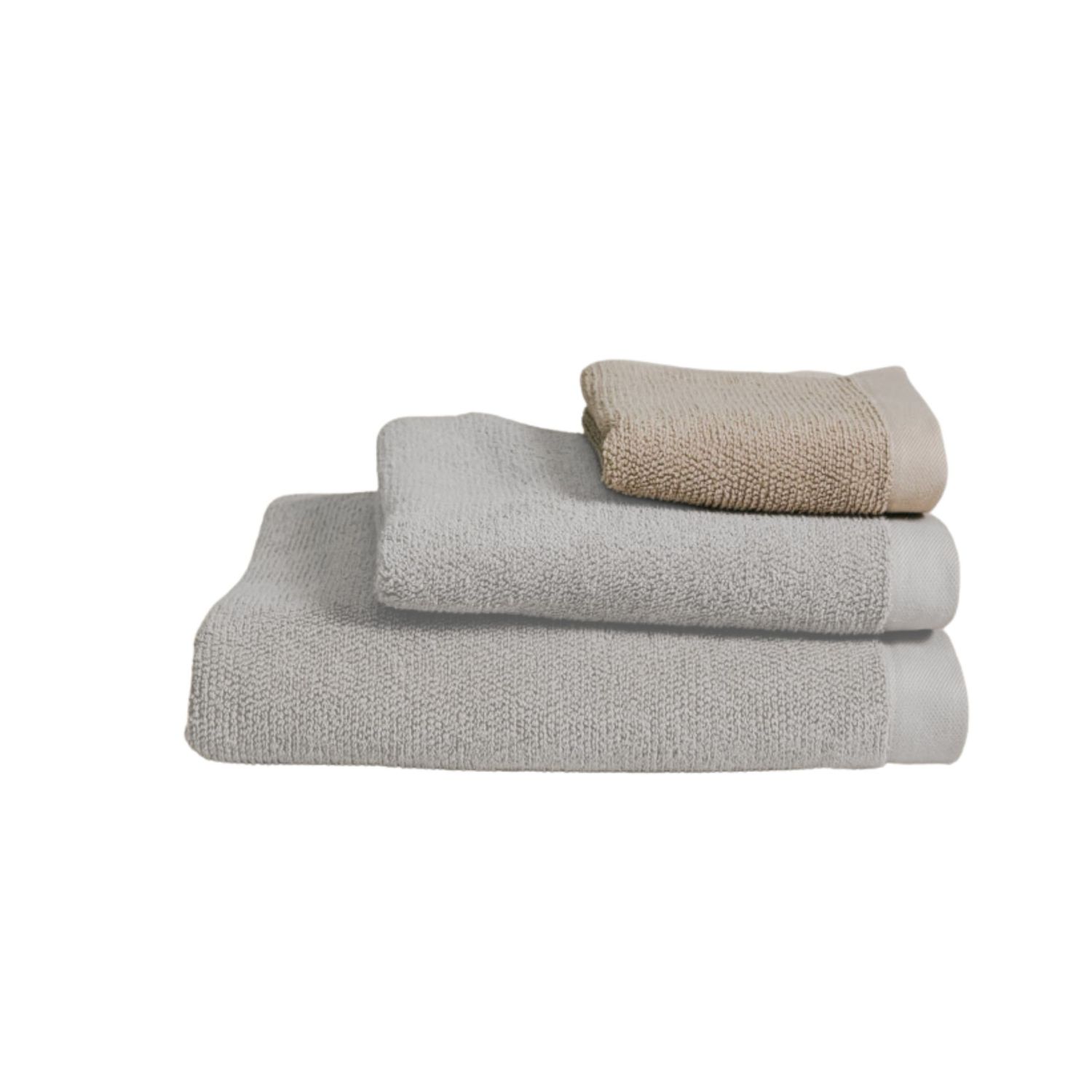 Metallbude - Bodhi Gästetuch stone grey