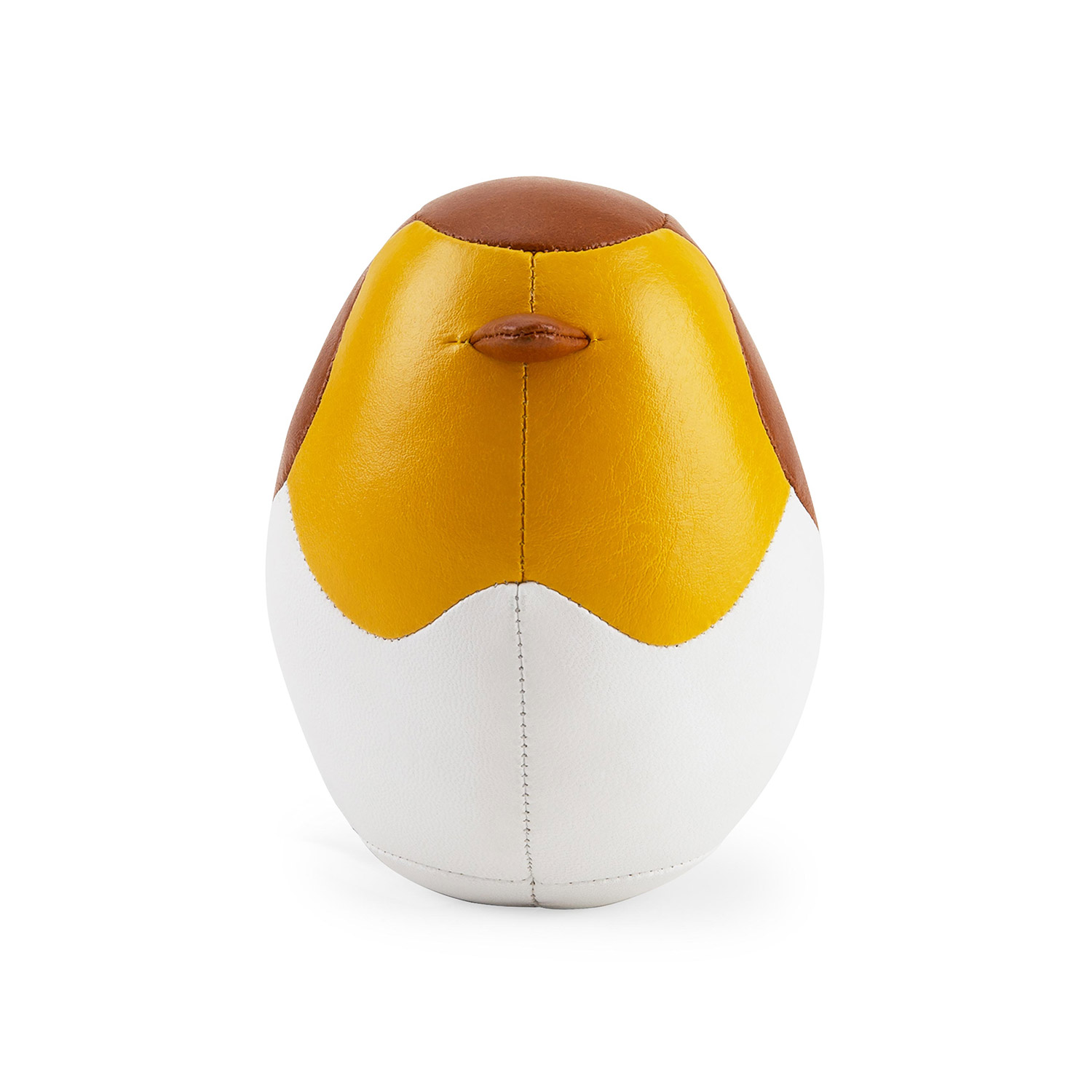 zueny vogel robin briefbeschwerer ochre tan leder 82836