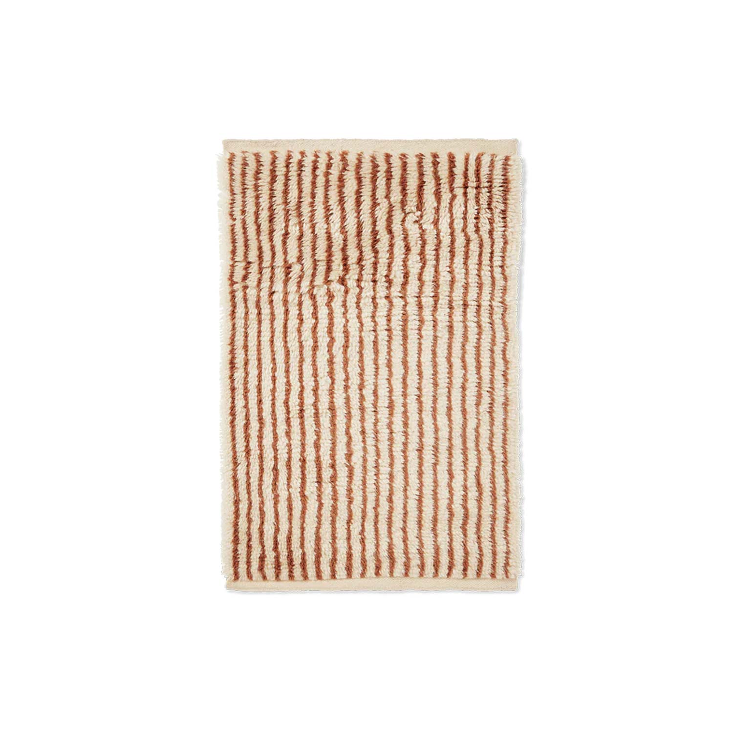 ferm LIVING Kami Teppich 80 120 weiss rotbraun 1104269868 104464