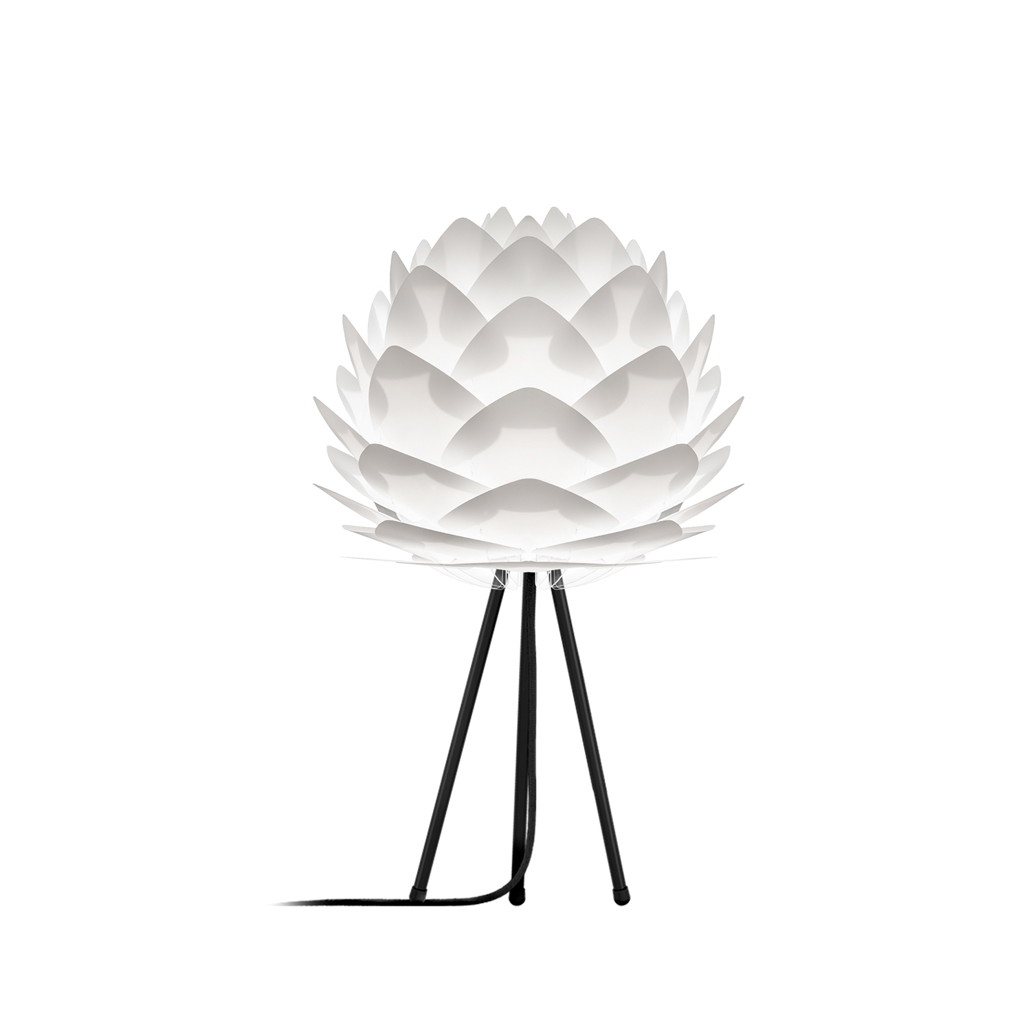 umage silvia tripod tisch mini weiss schwarz 18385